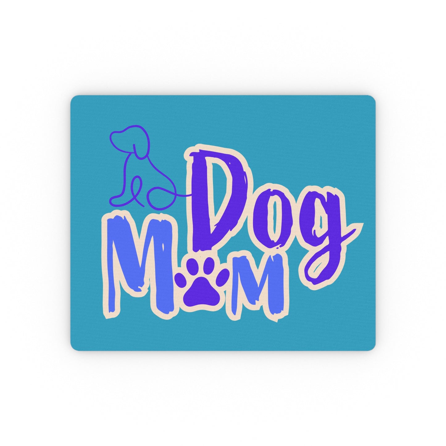 Dog Mom Mouse Pad: Perfect Gift for Pet Lovers, Dog Themed Gifts, Cute Pet Accessories, Animal Lover Gifts