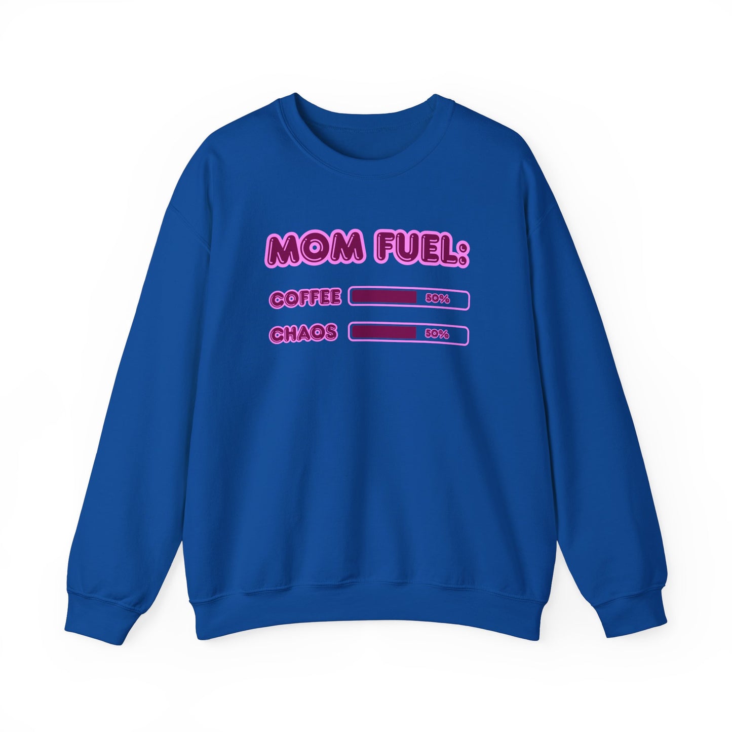 Mom Fuel Crewneck Sweatshirt - Comfortable and Fun Gift for Moms
