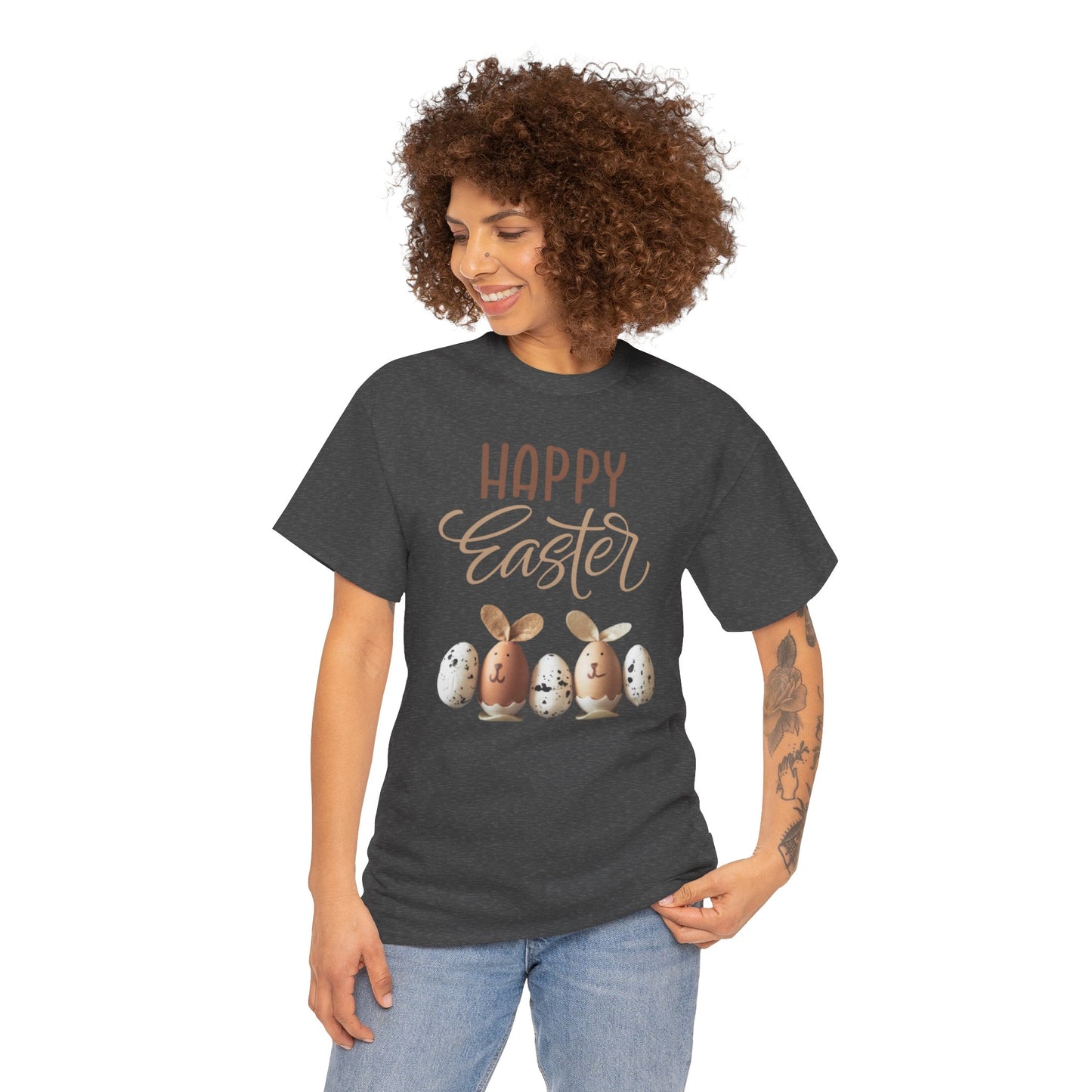 Happy Easter Unisex Heavy Cotton Tee