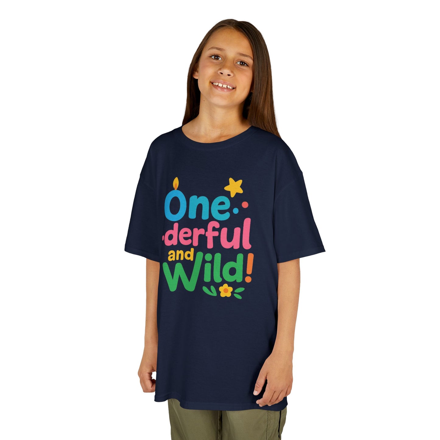 One-derful and Wild Kids Tee, Fun Birthday Gift, Toddler T-Shirt, Playful Cotton Shirt, Colorful Kids Apparel