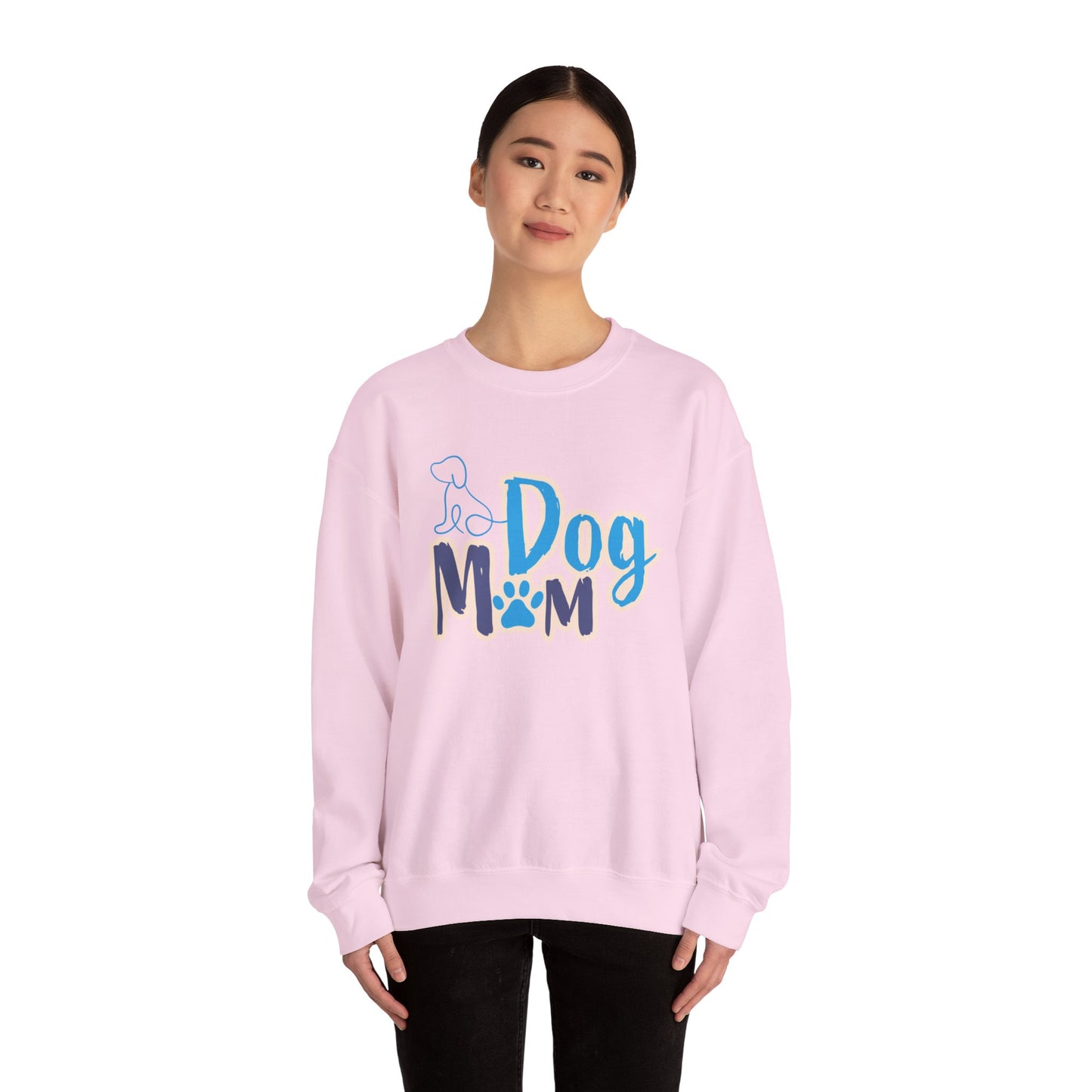 Dog Mom Sweatshirt, Unisex Dog Lover Crewneck, Pet Owner Gift, Cozy Casual Wear, Birthday & Holiday Gift for Dog Lovers