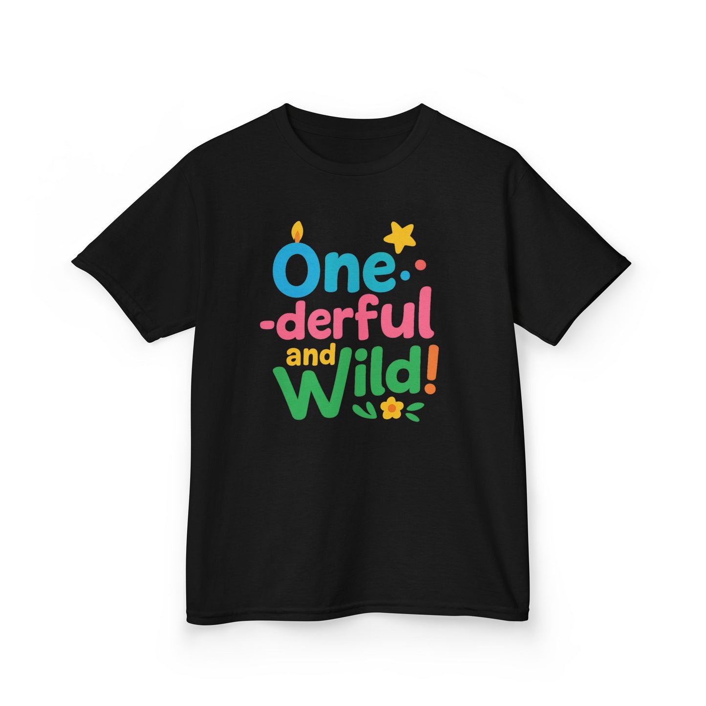 One-derful and Wild Kids Tee, Fun Birthday Gift, Toddler T-Shirt, Playful Cotton Shirt, Colorful Kids Apparel