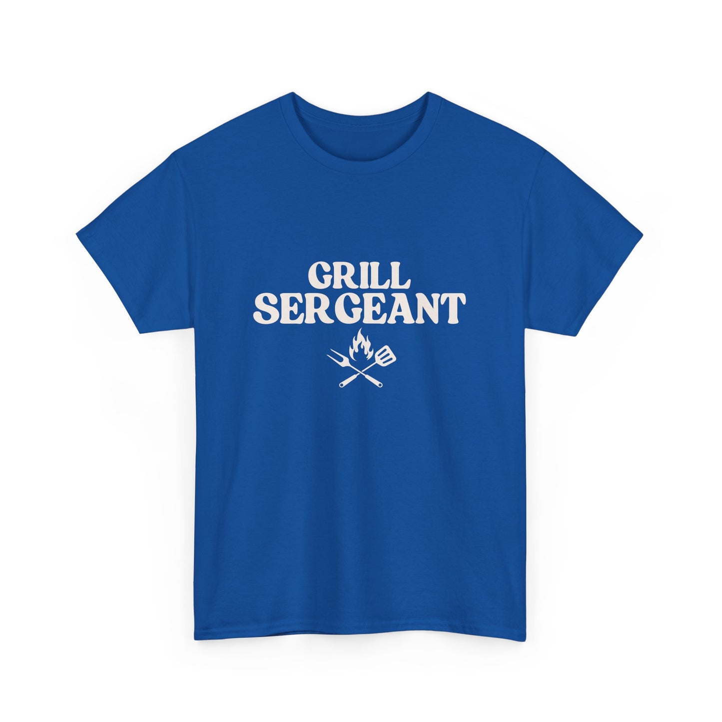 Unisex Cotton Tee - Grill Sergeant, Funny BBQ Shirt, Father's Day Gift, Cookout Apparel, Summer Party Wear, Casual T-Shirt