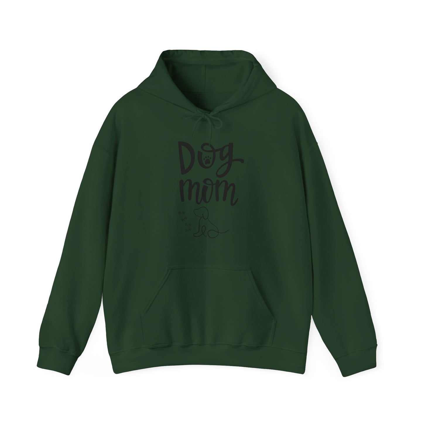 Dog Mom Hooded Sweatshirt, Cute Dog Lover Gift, Pet Owner Apparel, Cozy Sweatshirt for Dog Lovers, Animal Lover Hoodie