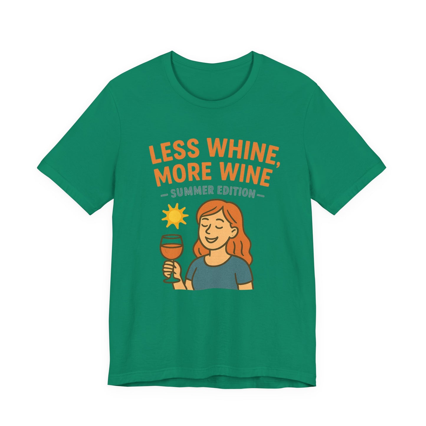 Less Whine, More Wine Tee | Fun Unisex Summer Shirt, Vintage Wine Lover Gift, Relaxed Fit Graphic Tee, Casual Wear, Party Outfit