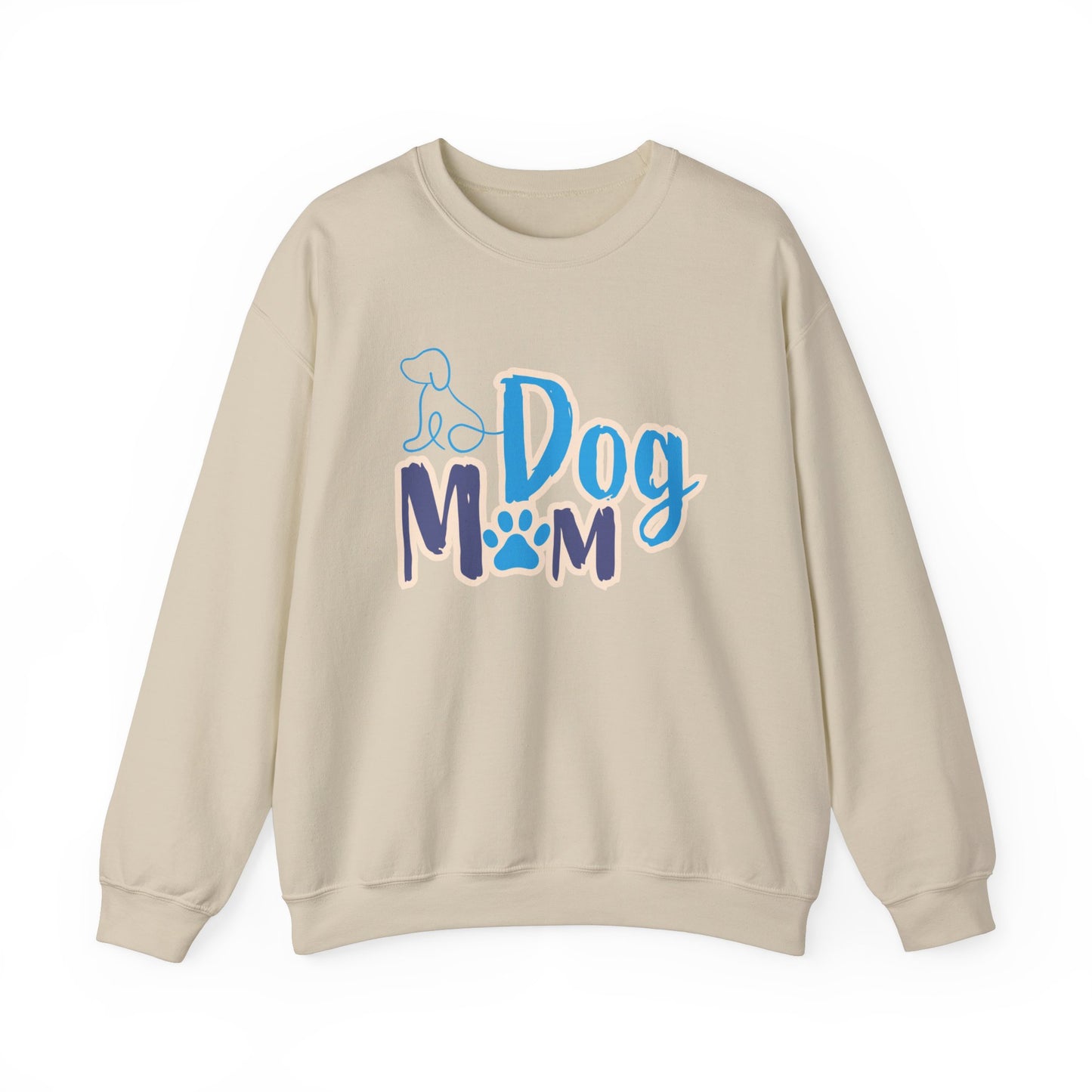 Dog Mom Sweatshirt, Unisex Dog Lover Crewneck, Pet Owner Gift, Cozy Casual Wear, Birthday & Holiday Gift for Dog Lovers
