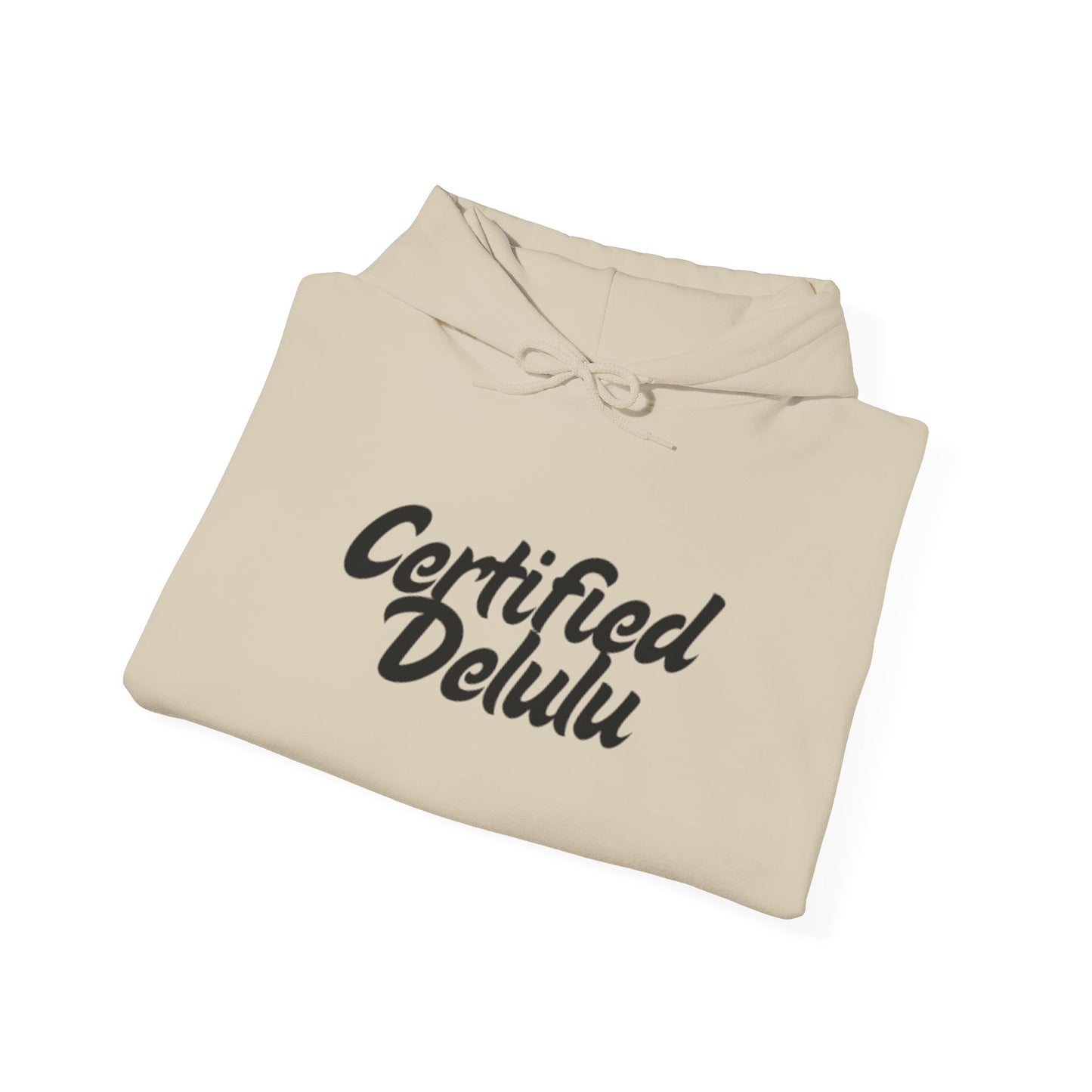 Certified Delulu Unisex Hoodie - Cozy Sweatshirt for Everyday Comfort