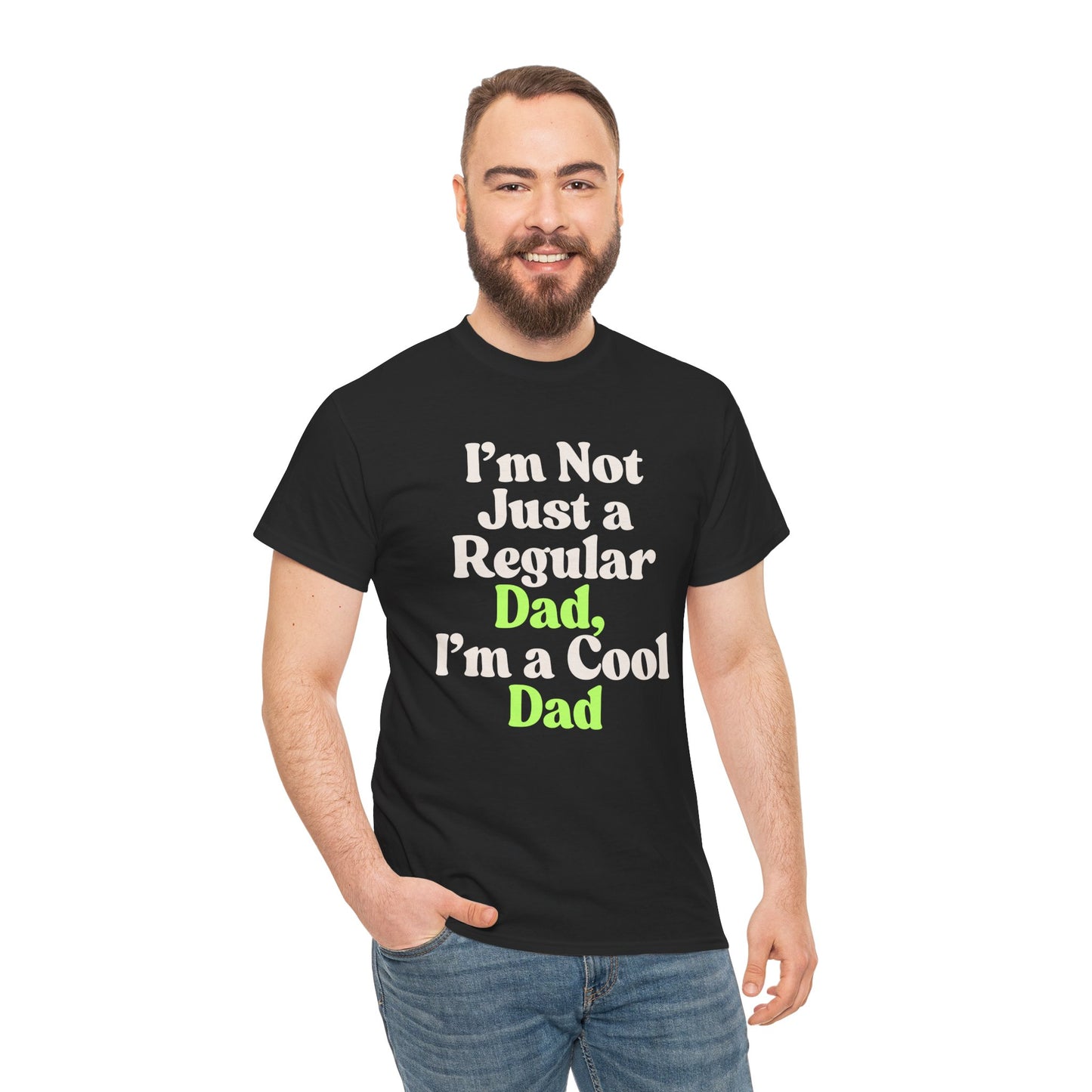 Cool Dad Unisex Heavy Cotton Tee | Funny Dad T-Shirt, Father's Day Gift, Casual Wear, Family Gathering, Gift for Him