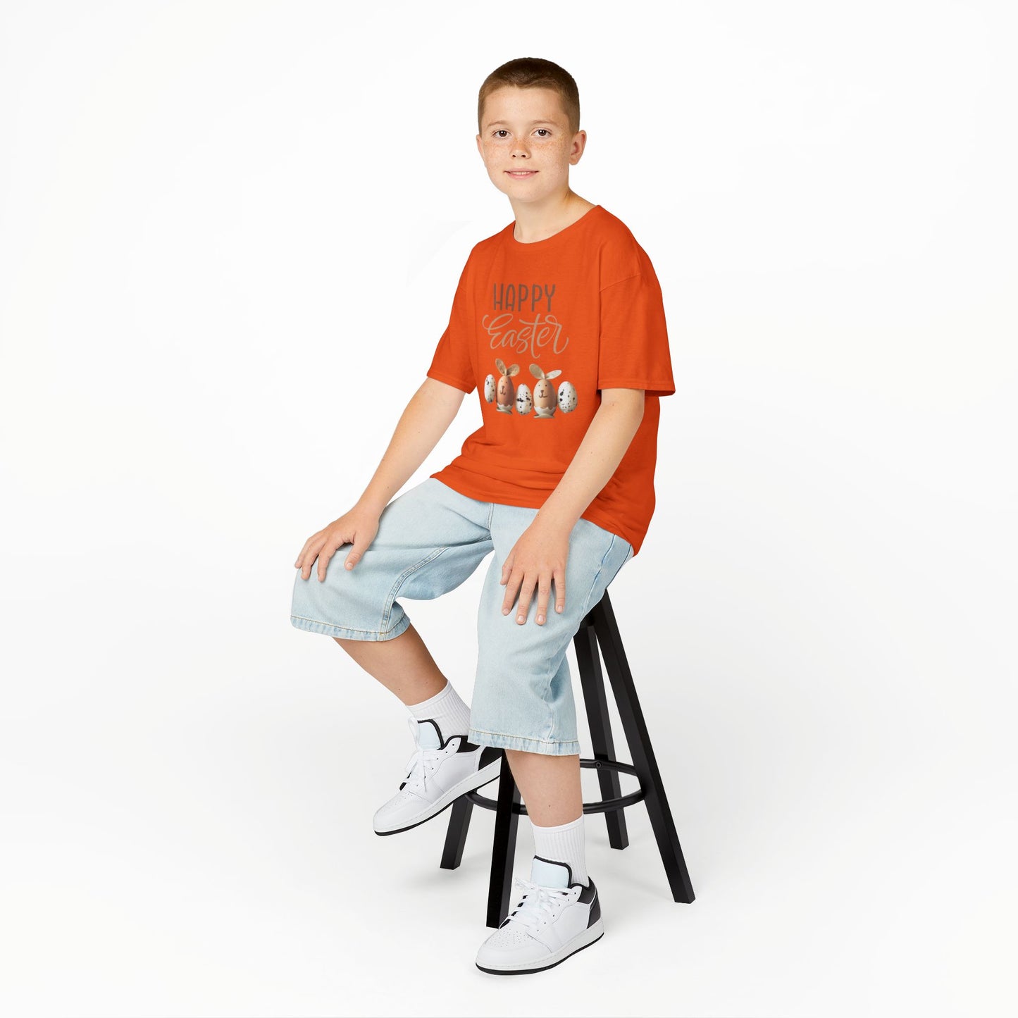 Happy Easter Kids Heavy Cotton Tee