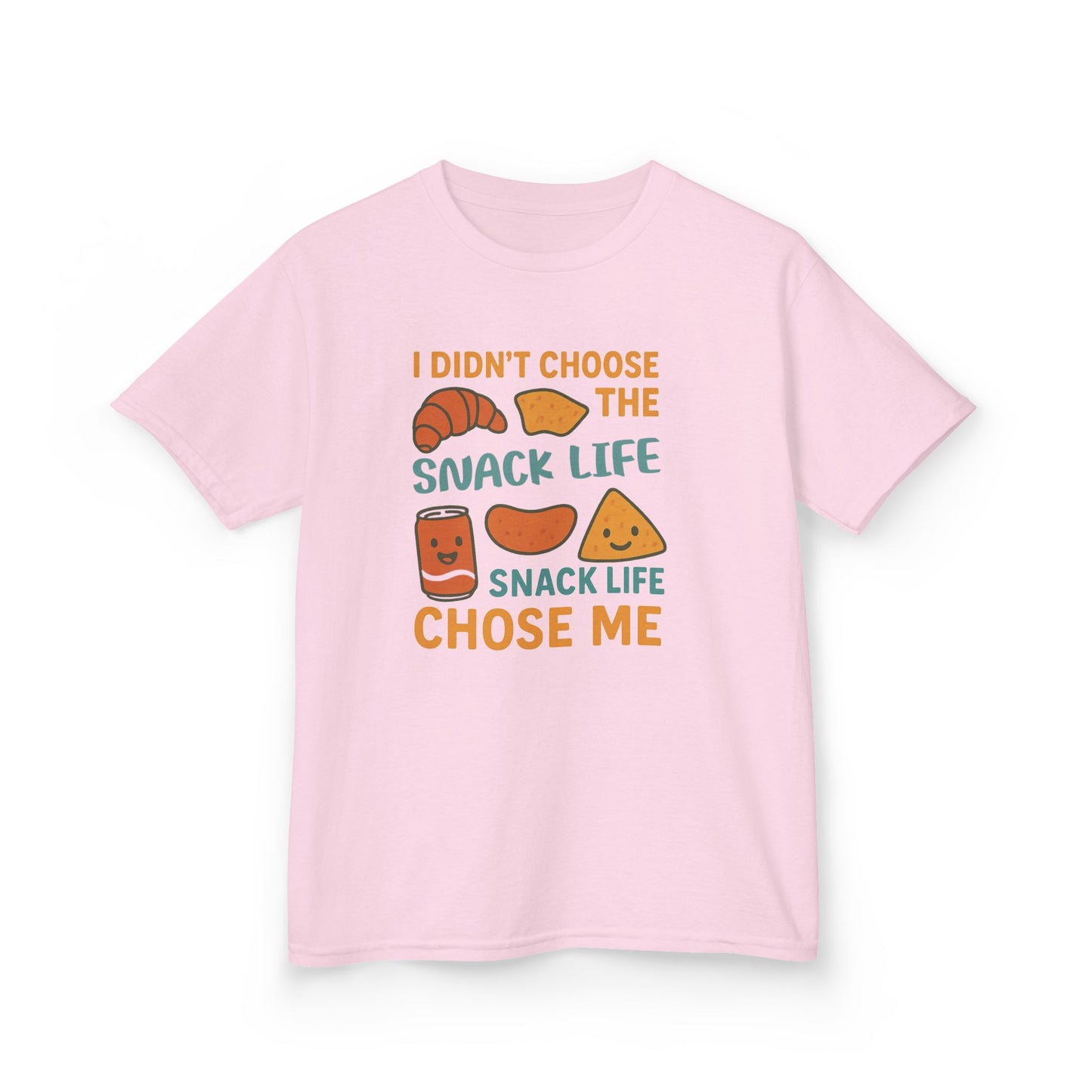 Snack Life Kids Tee, Funny Kids T-Shirt, Snack Lover Shirt, Birthday Gift for Kids, Cute Food Tee