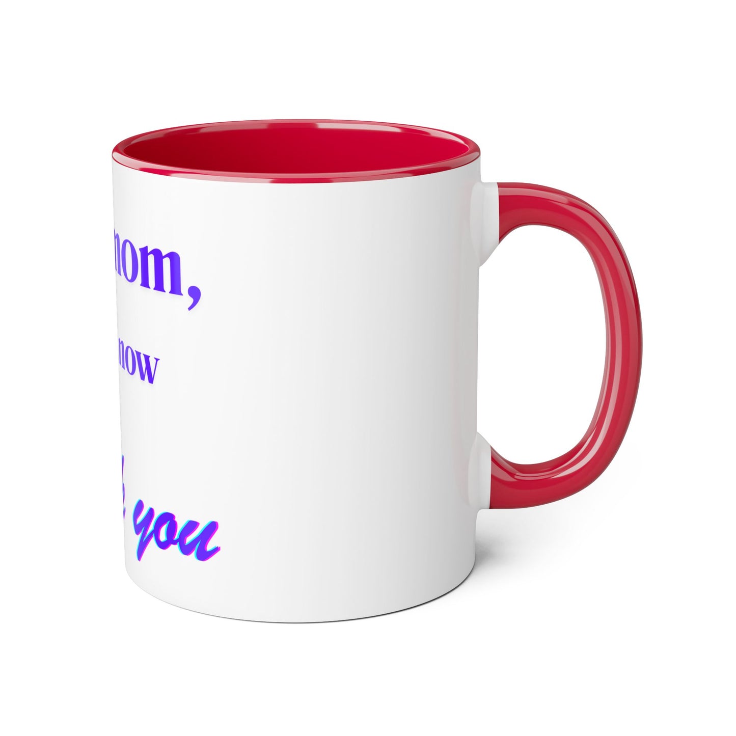 Inspirational Thank You Mug for Moms - 11oz Accent Coffee Cup