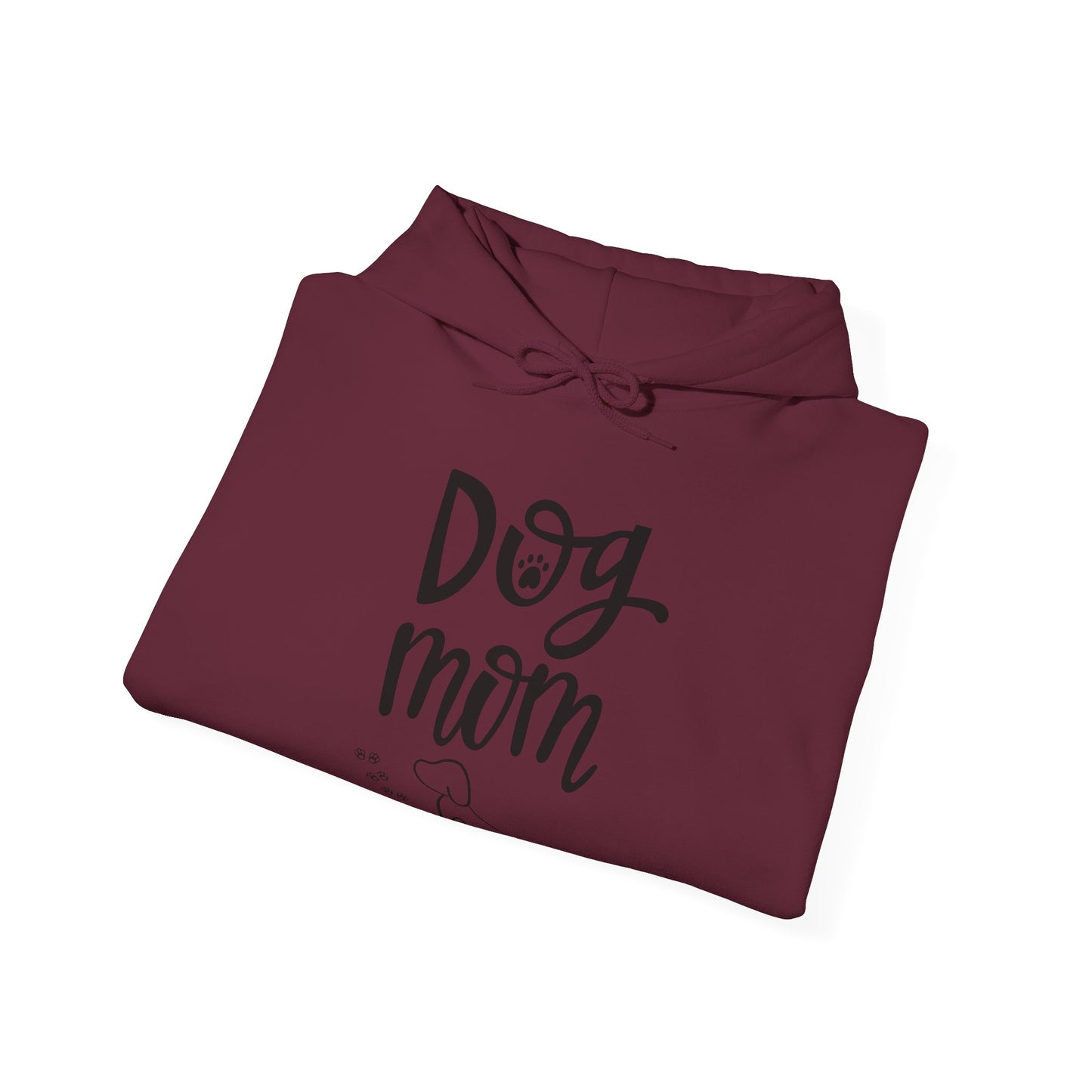 Dog Mom Hooded Sweatshirt, Cute Dog Lover Gift, Pet Owner Apparel, Cozy Sweatshirt for Dog Lovers, Animal Lover Hoodie