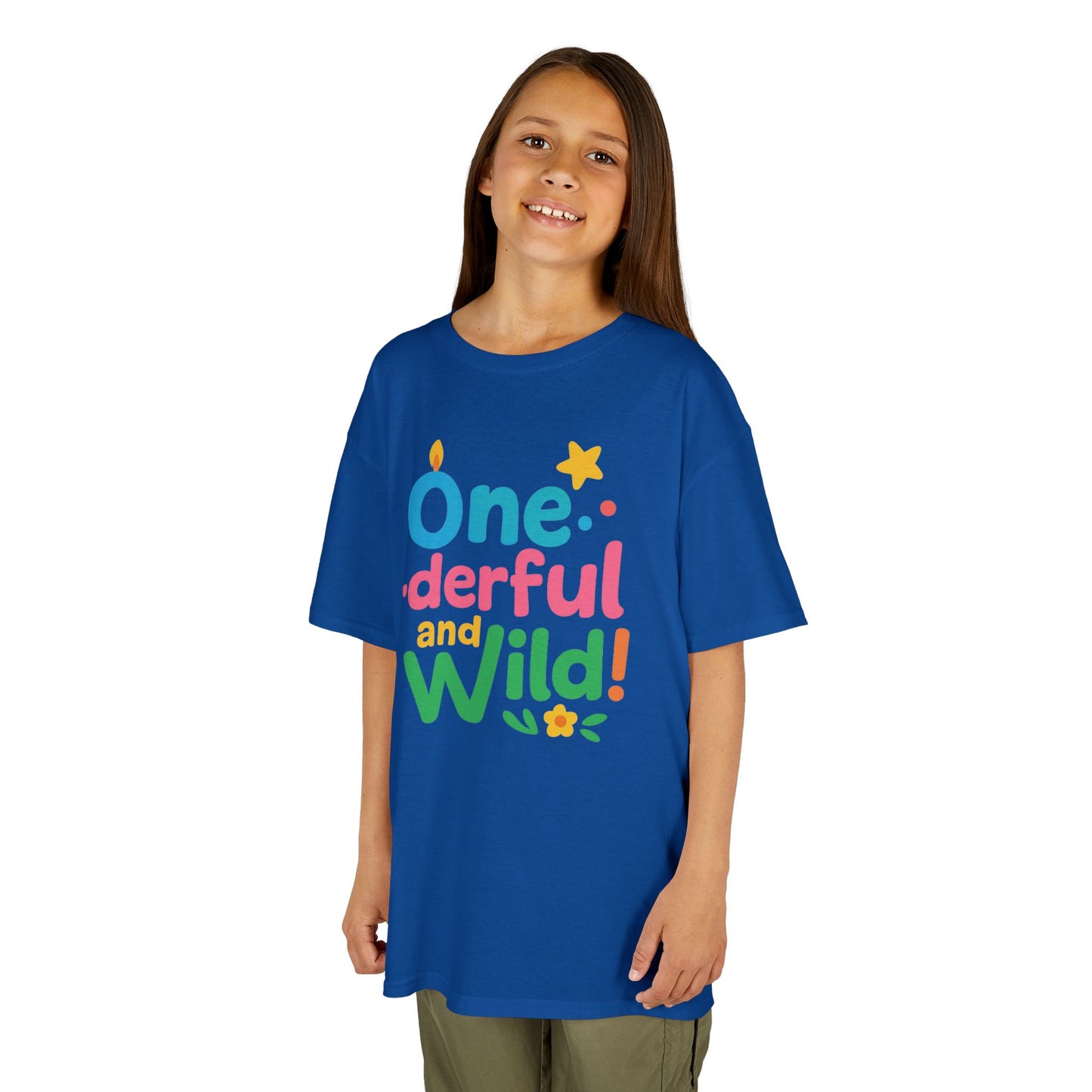 One-derful and Wild Kids Tee, Fun Birthday Gift, Toddler T-Shirt, Playful Cotton Shirt, Colorful Kids Apparel