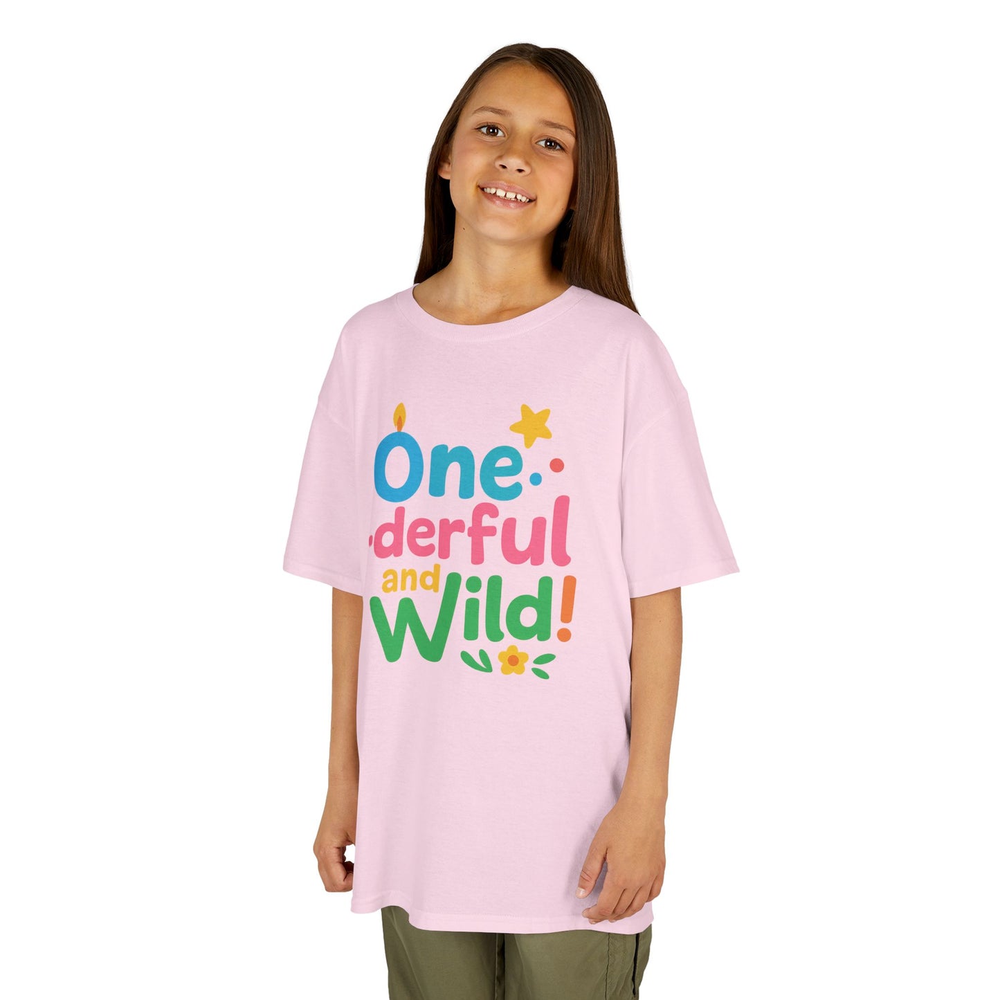 One-derful and Wild Kids Tee, Fun Birthday Gift, Toddler T-Shirt, Playful Cotton Shirt, Colorful Kids Apparel