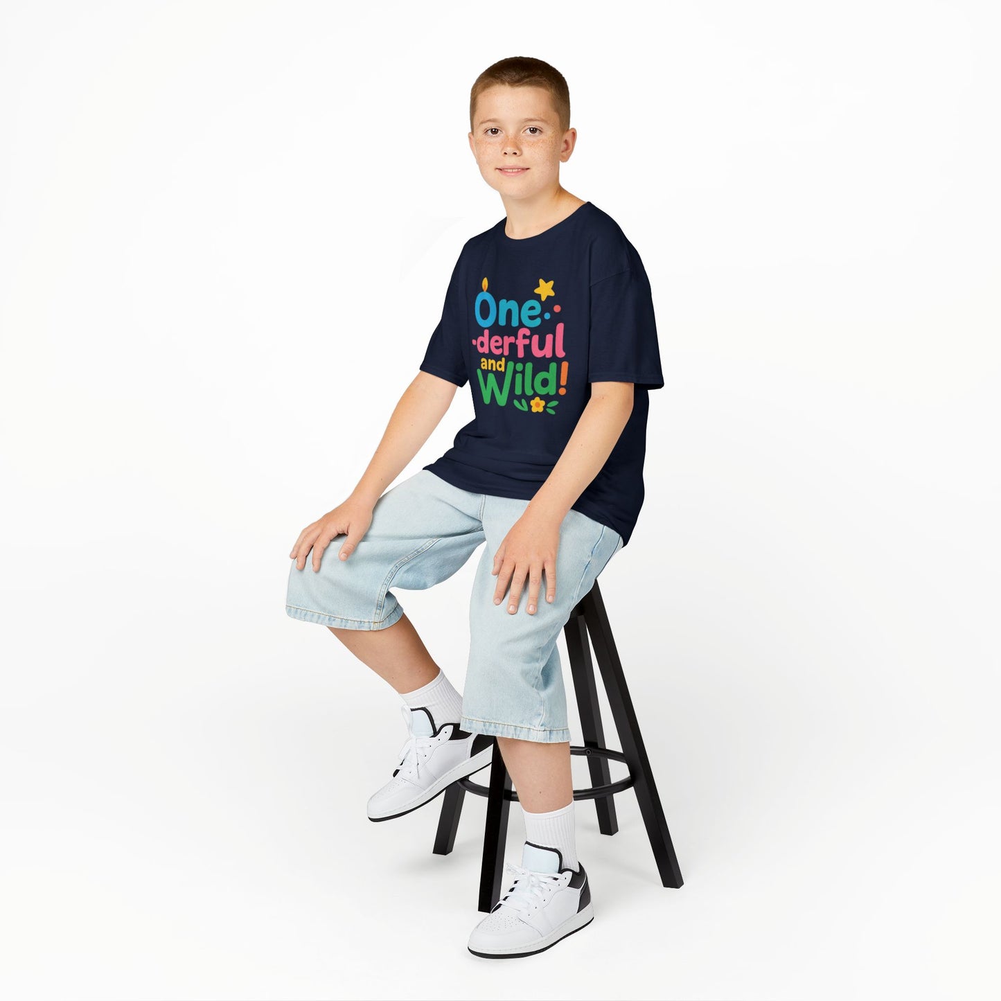 One-derful and Wild Kids Tee, Fun Birthday Gift, Toddler T-Shirt, Playful Cotton Shirt, Colorful Kids Apparel