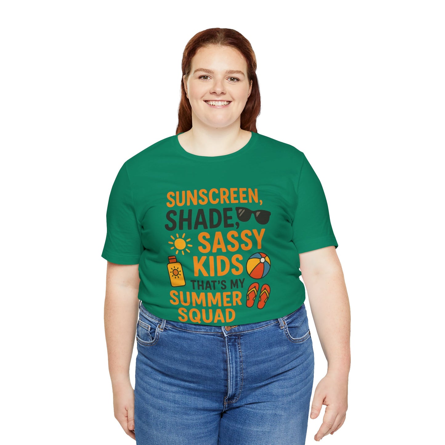 Sassy Summer Squad Tee - Fun Unisex T-Shirt for Family Outings, Beach Days, Summer Parties, Mom Gift, Kids Activity