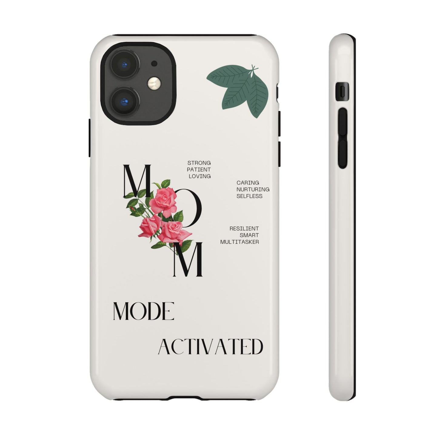 Personalized Phone Case for Moms | Mode Activated | Gift for Mother's Day, Birthday, Resilient, Loving, Durable