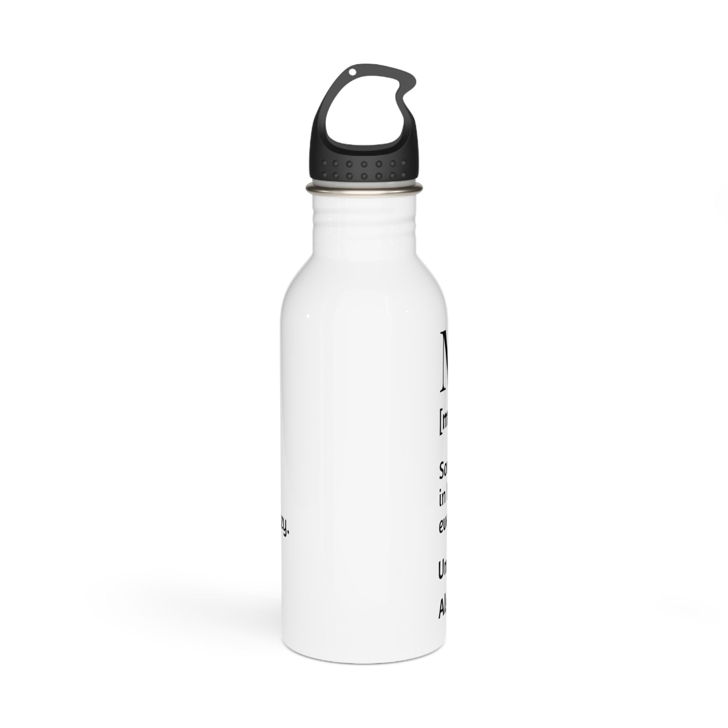 Mom Motto Stainless Steel Water Bottle | Gift for Mom, Mother's Day, Eco-Friendly, Moms on the Go, Hydration, Superwoman