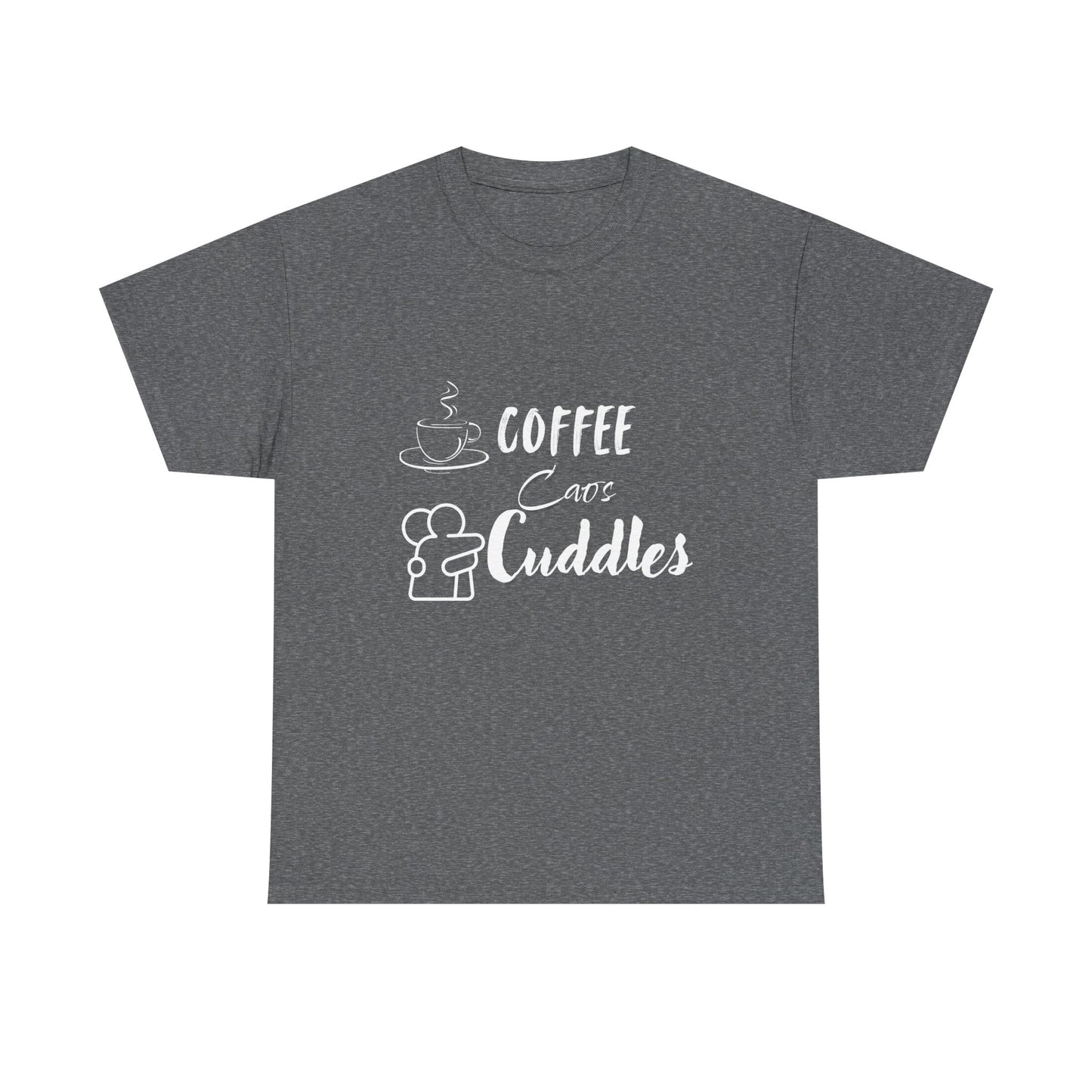 Coffee Cuddles Unisex Heavy Cotton Tee- Men