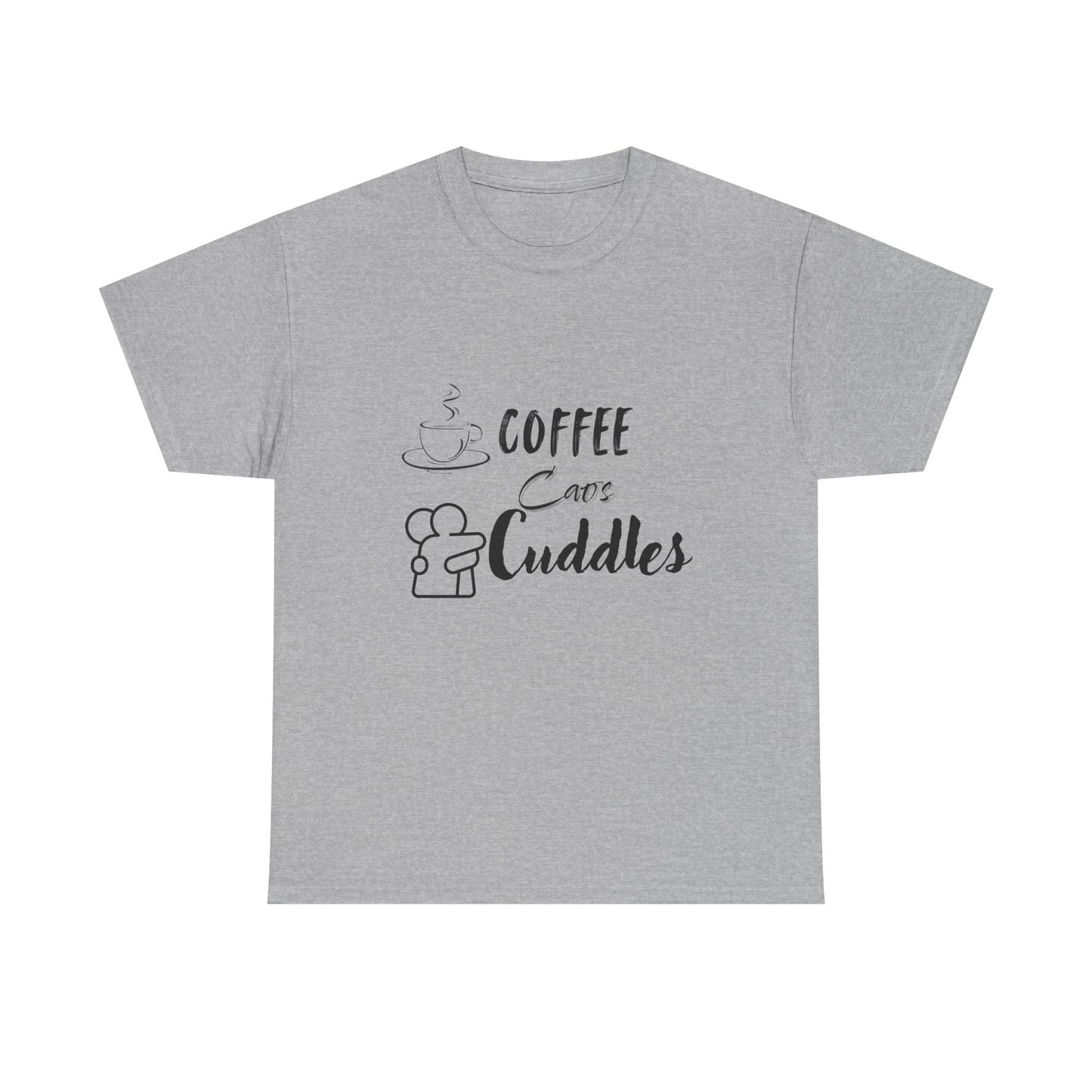 Coffee Cuddles Unisex Heavy Cotton Tee- Men