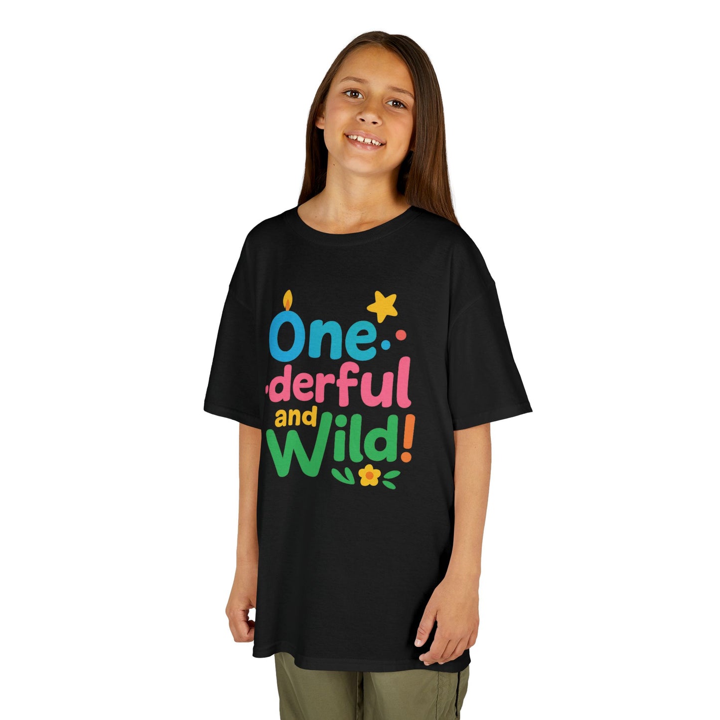 One-derful and Wild Kids Tee, Fun Birthday Gift, Toddler T-Shirt, Playful Cotton Shirt, Colorful Kids Apparel