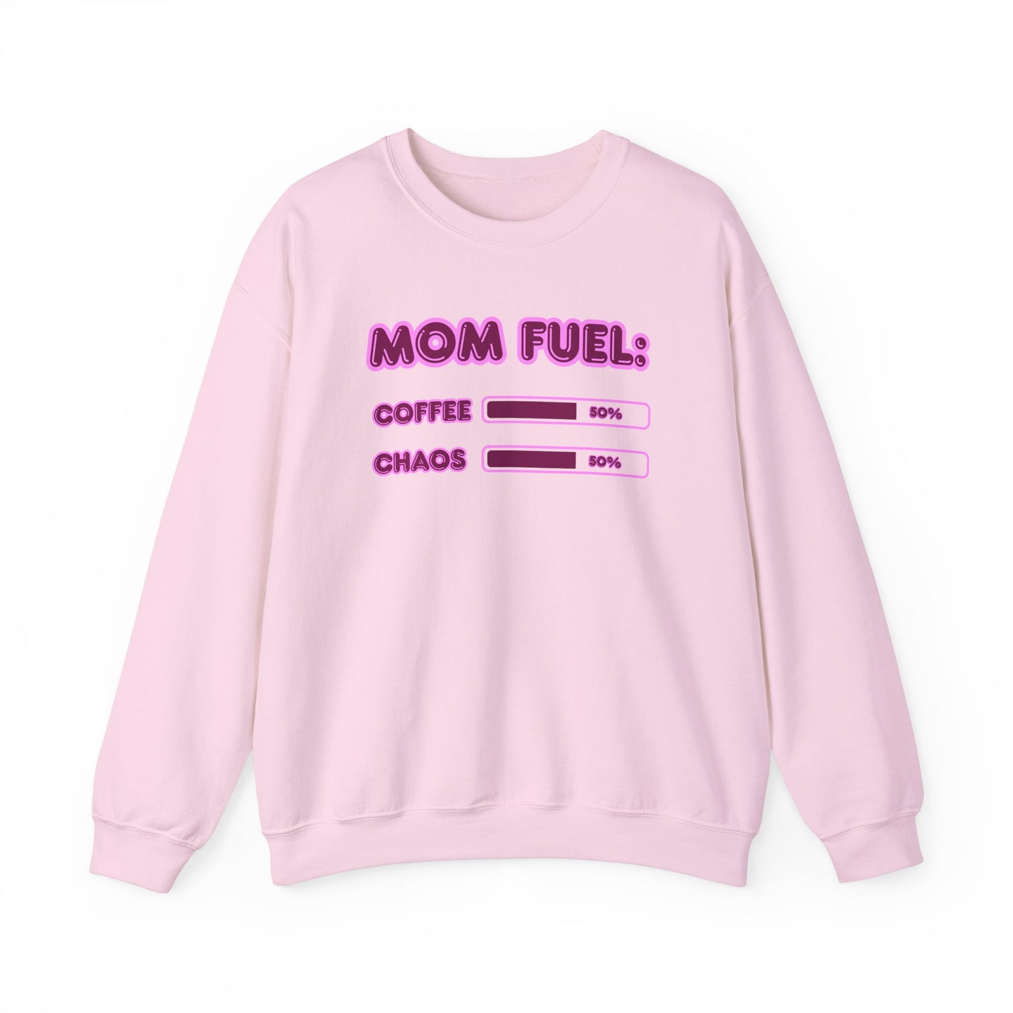 Mom Fuel Crewneck Sweatshirt - Comfortable and Fun Gift for Moms