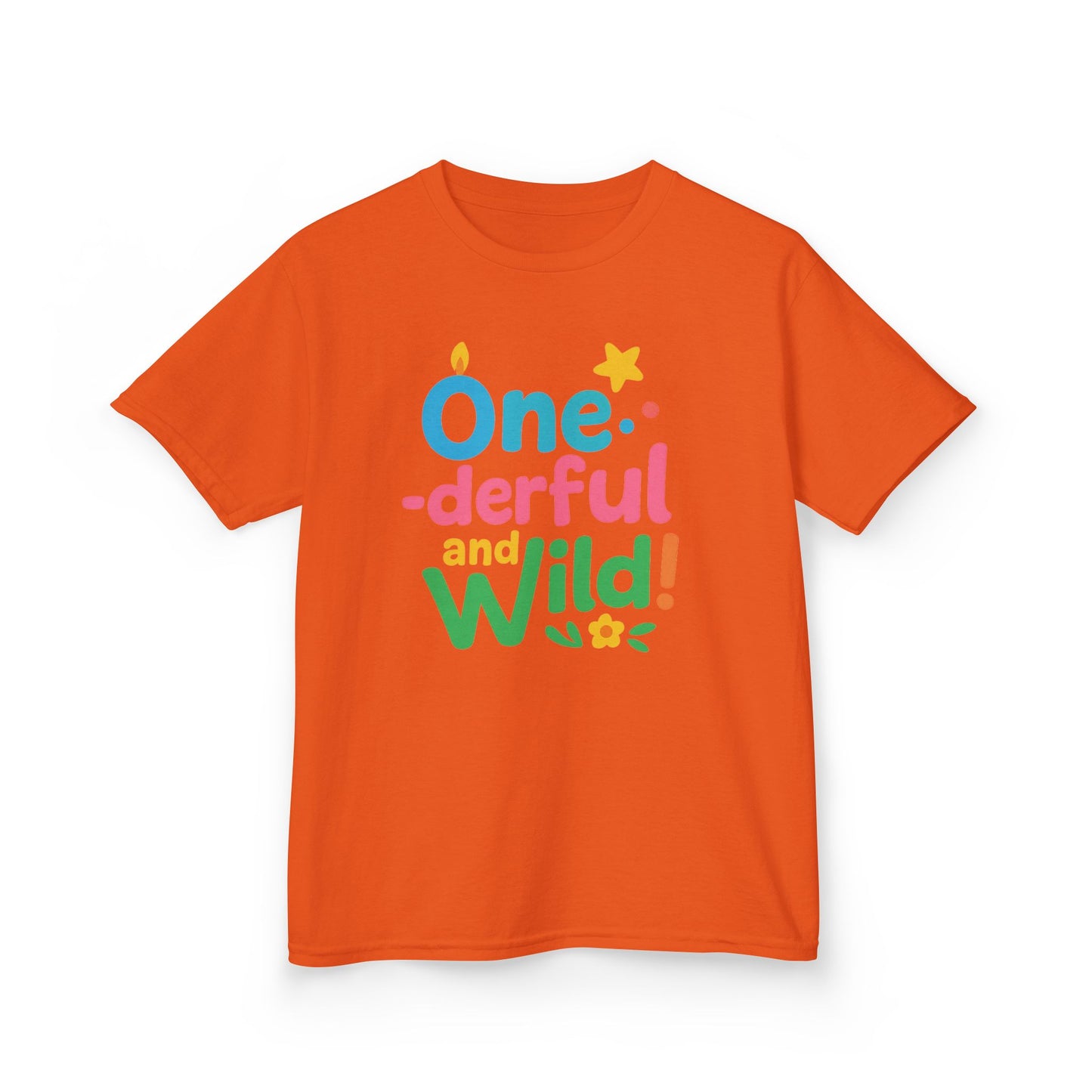 One-derful and Wild Kids Tee, Fun Birthday Gift, Toddler T-Shirt, Playful Cotton Shirt, Colorful Kids Apparel