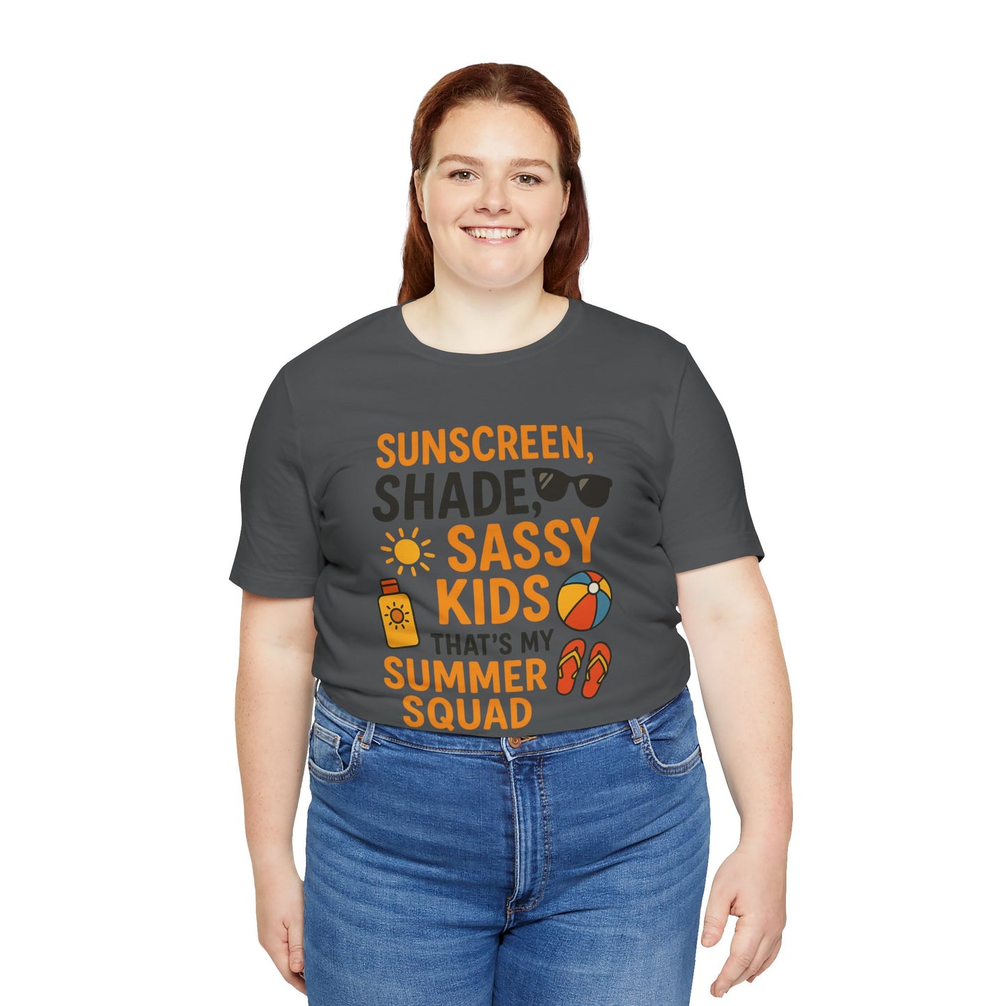 Sassy Summer Squad Tee - Fun Unisex T-Shirt for Family Outings, Beach Days, Summer Parties, Mom Gift, Kids Activity