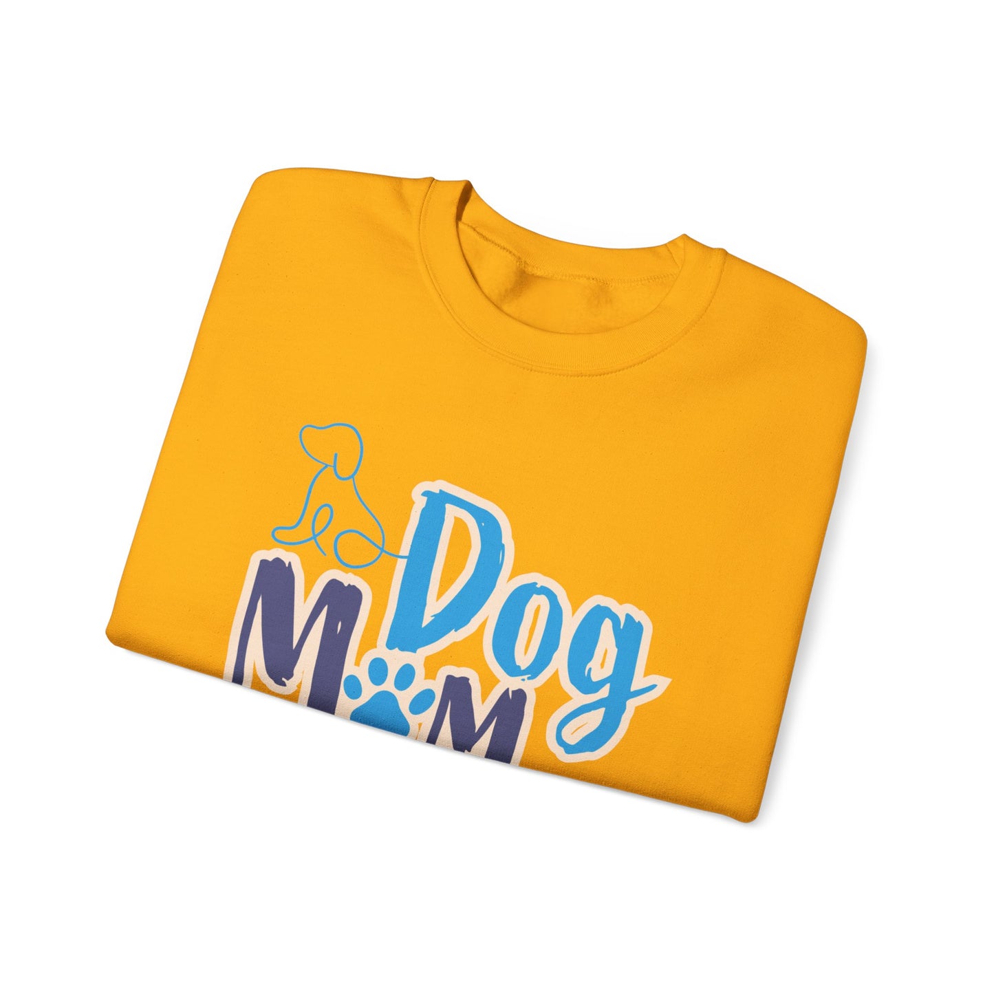 Dog Mom Sweatshirt, Unisex Dog Lover Crewneck, Pet Owner Gift, Cozy Casual Wear, Birthday & Holiday Gift for Dog Lovers