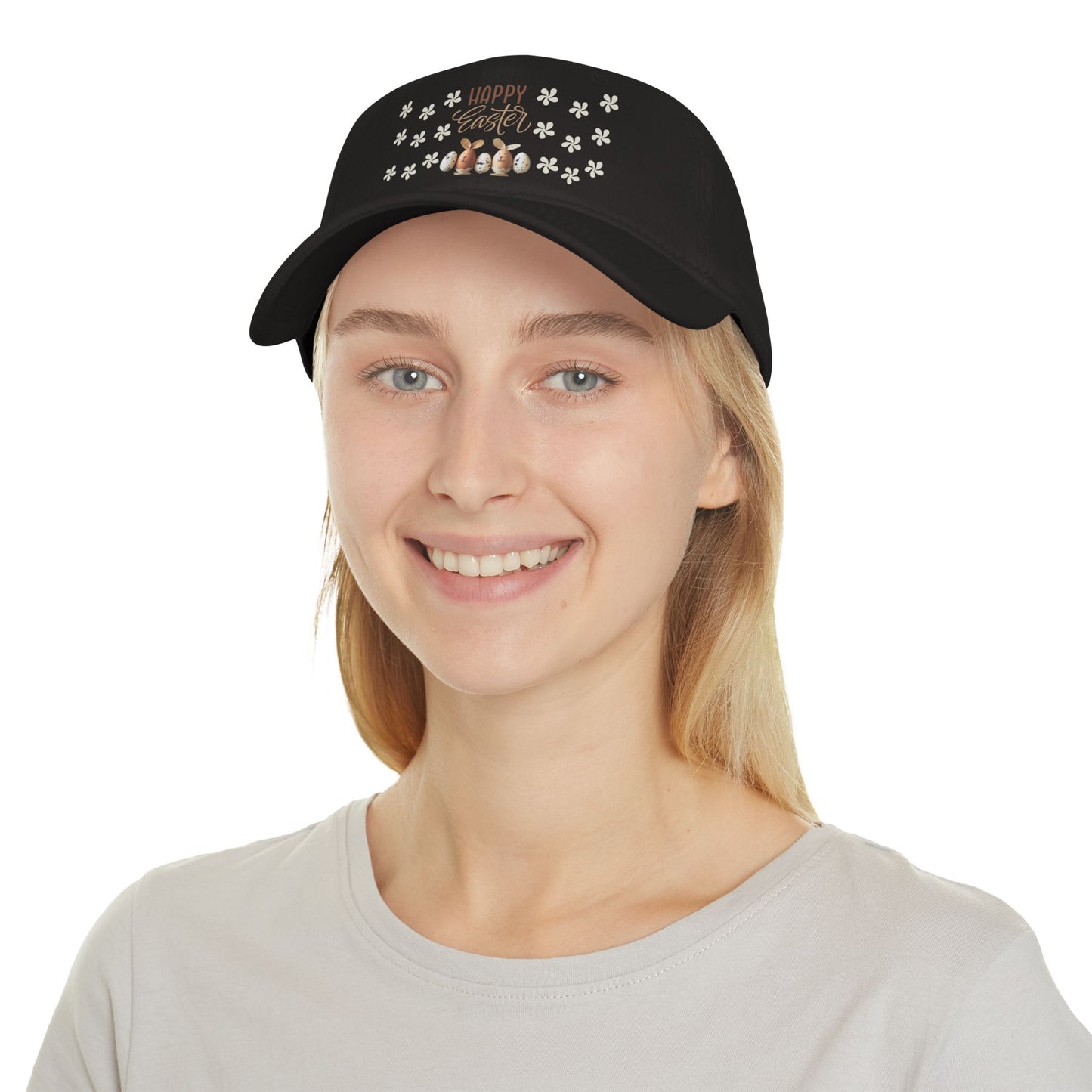 Happy Easter Low Profile Baseball Cap - Festive Spring Accessory