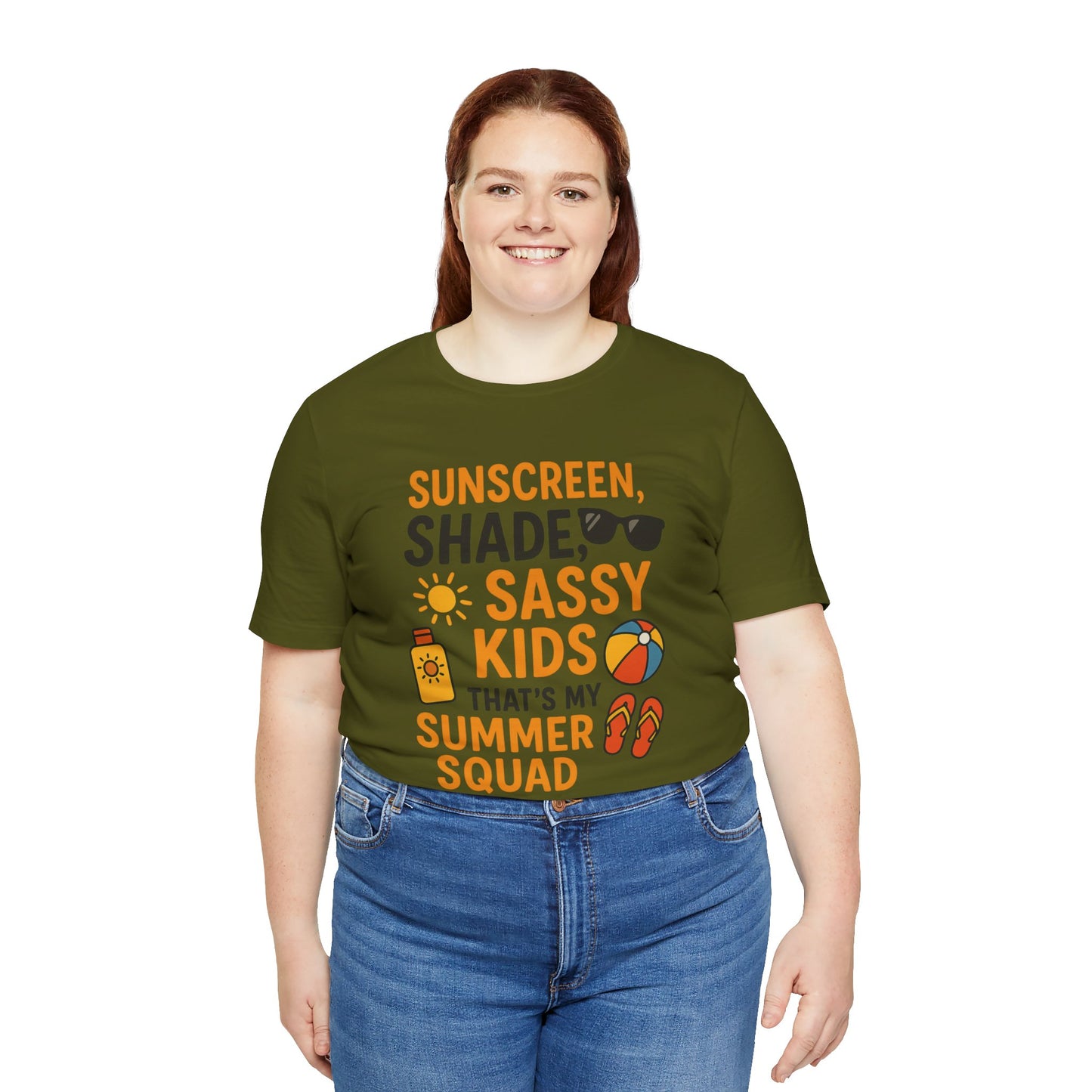 Sassy Summer Squad Tee - Fun Unisex T-Shirt for Family Outings, Beach Days, Summer Parties, Mom Gift, Kids Activity