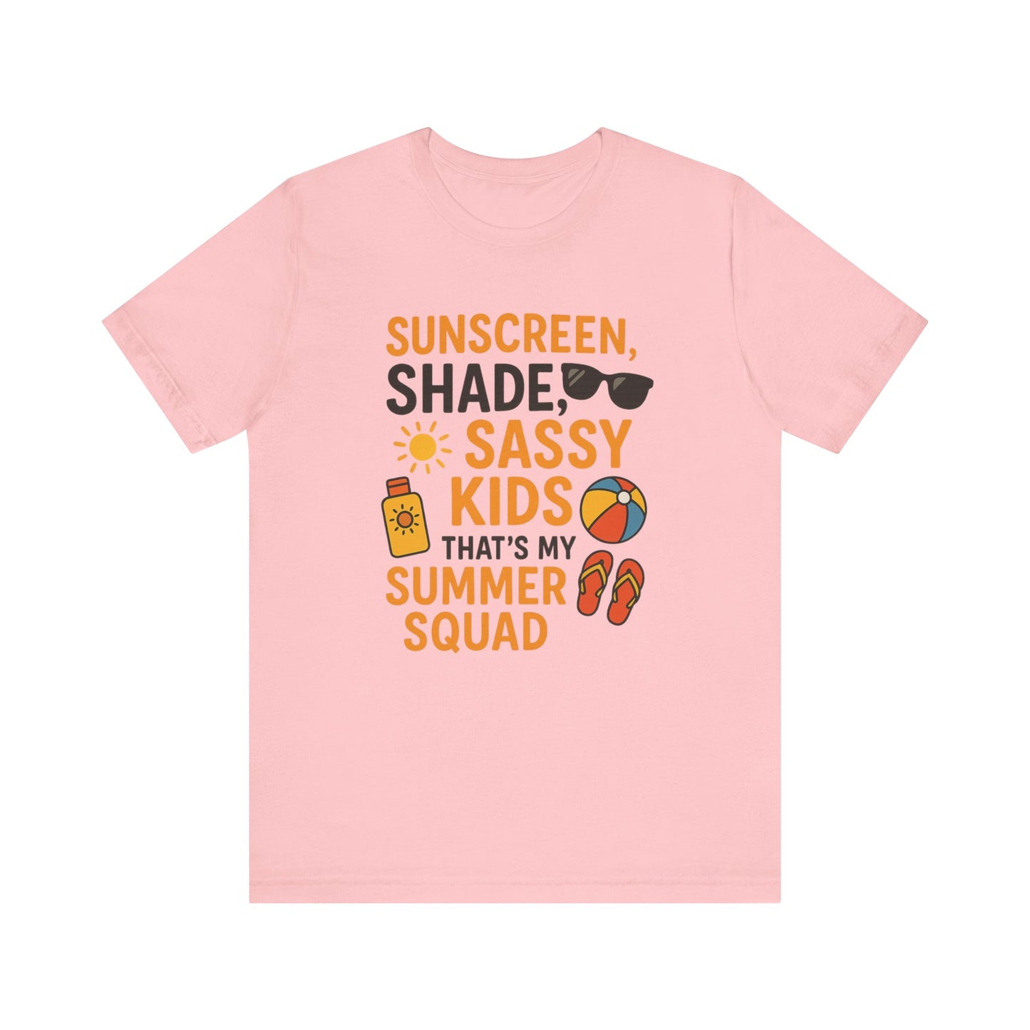 Sassy Summer Squad Tee - Fun Unisex T-Shirt for Family Outings, Beach Days, Summer Parties, Mom Gift, Kids Activity
