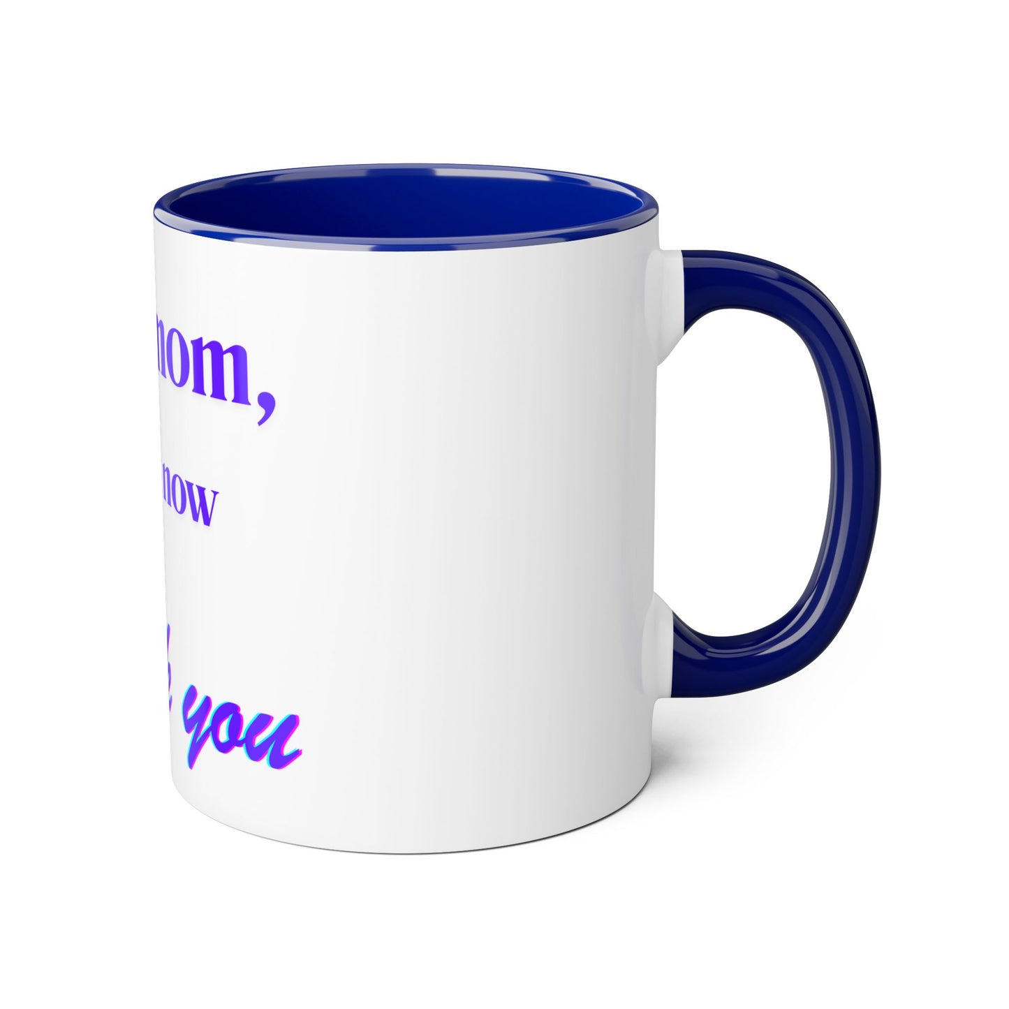 Inspirational Thank You Mug for Moms - 11oz Accent Coffee Cup