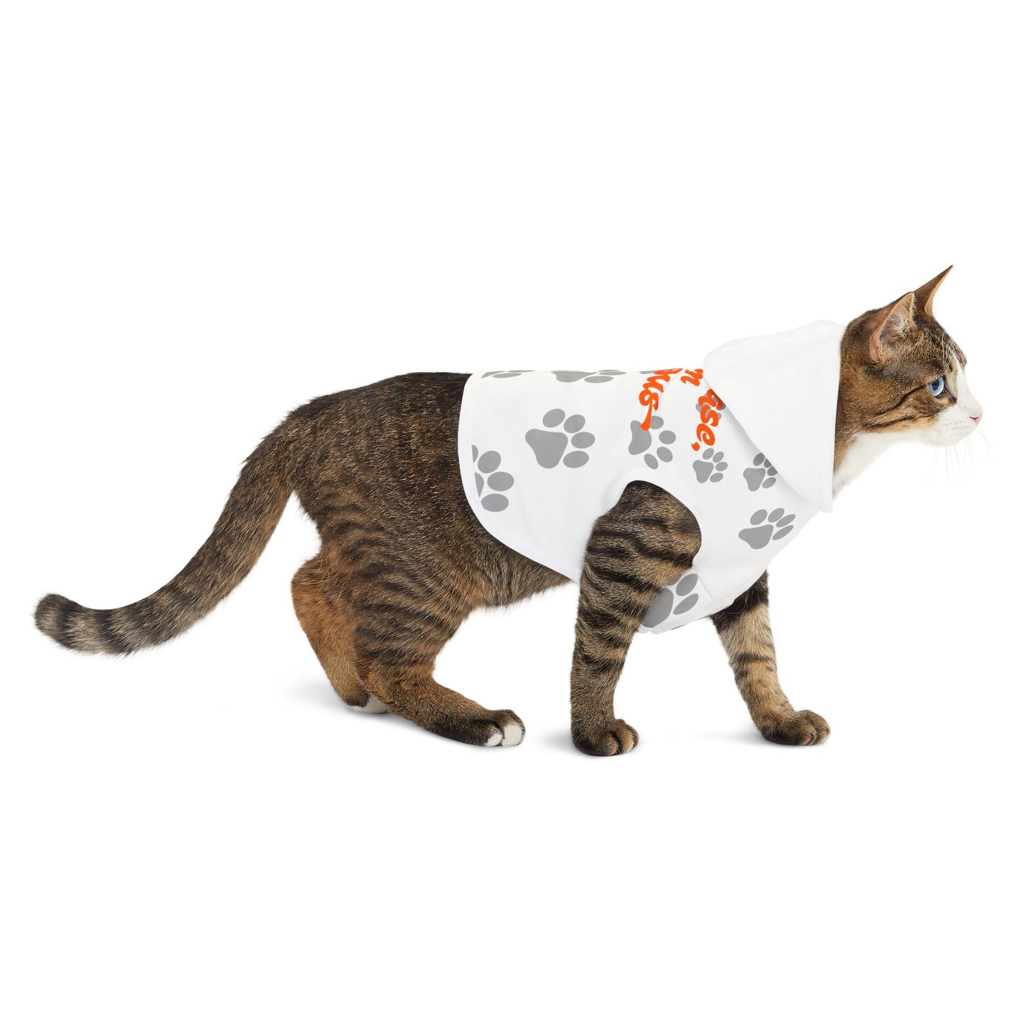 Fabulous Paw Print Pet Hoodie - Cozy & Stylish Dog or Cat Apparel