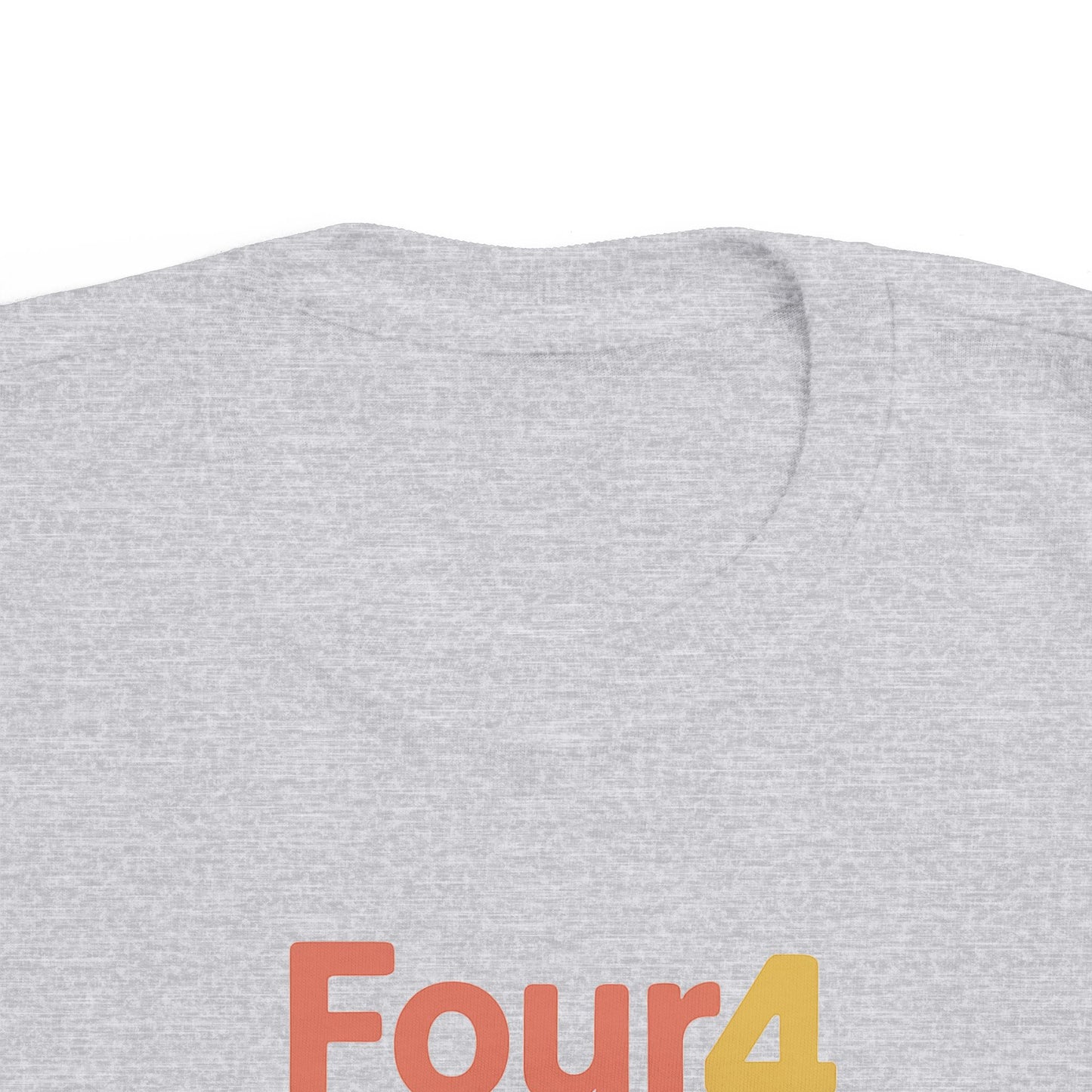 Fearless Toddler Tee - Four & Fearless Kids Shirt, Cute Kids Outfit, Birthday Gift, Toddler Clothes, Playful Party Wear