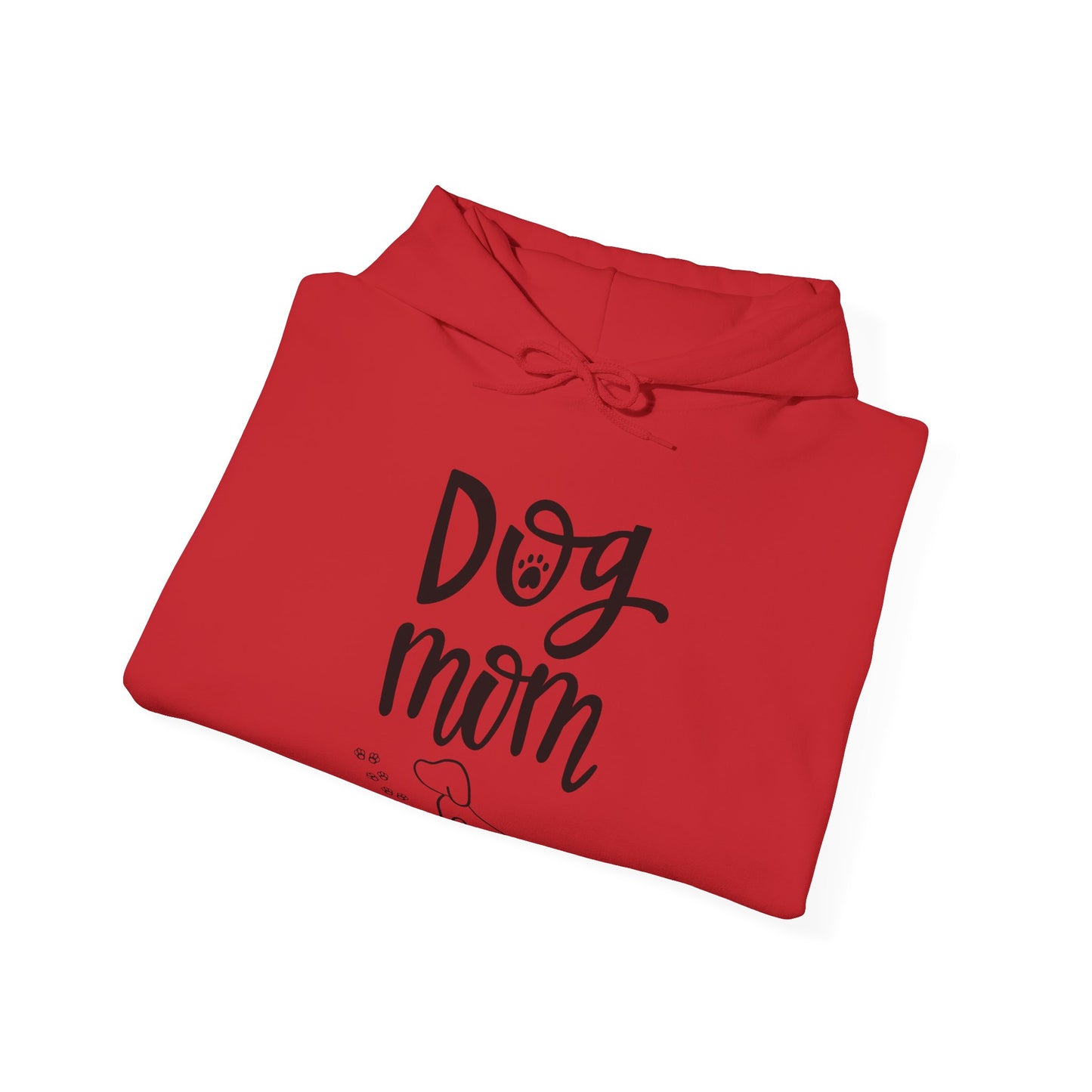 Dog Mom Hooded Sweatshirt, Cute Dog Lover Gift, Pet Owner Apparel, Cozy Sweatshirt for Dog Lovers, Animal Lover Hoodie
