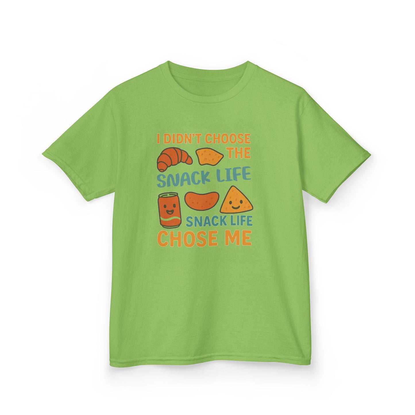 Snack Life Kids Tee, Funny Kids T-Shirt, Snack Lover Shirt, Birthday Gift for Kids, Cute Food Tee