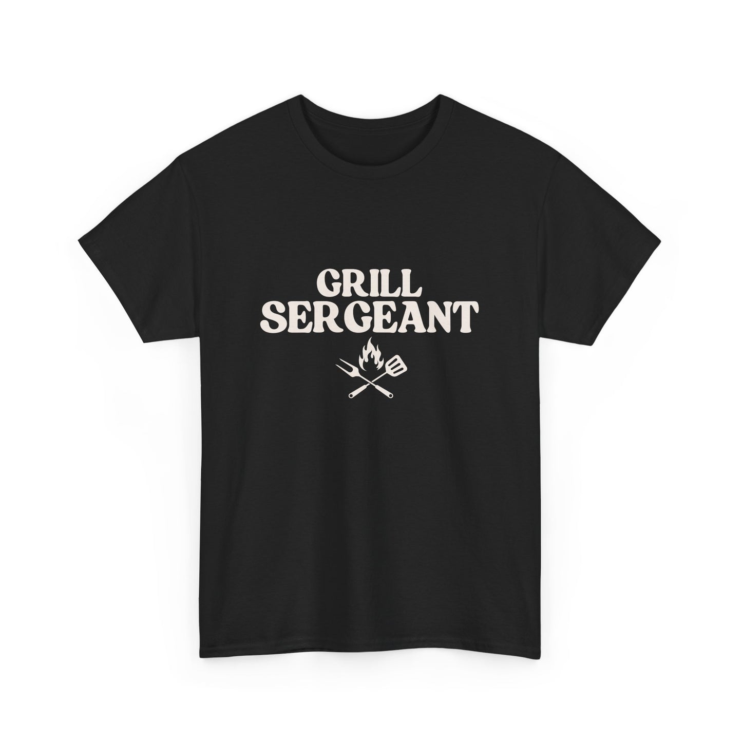 Unisex Cotton Tee - Grill Sergeant, Funny BBQ Shirt, Father's Day Gift, Cookout Apparel, Summer Party Wear, Casual T-Shirt