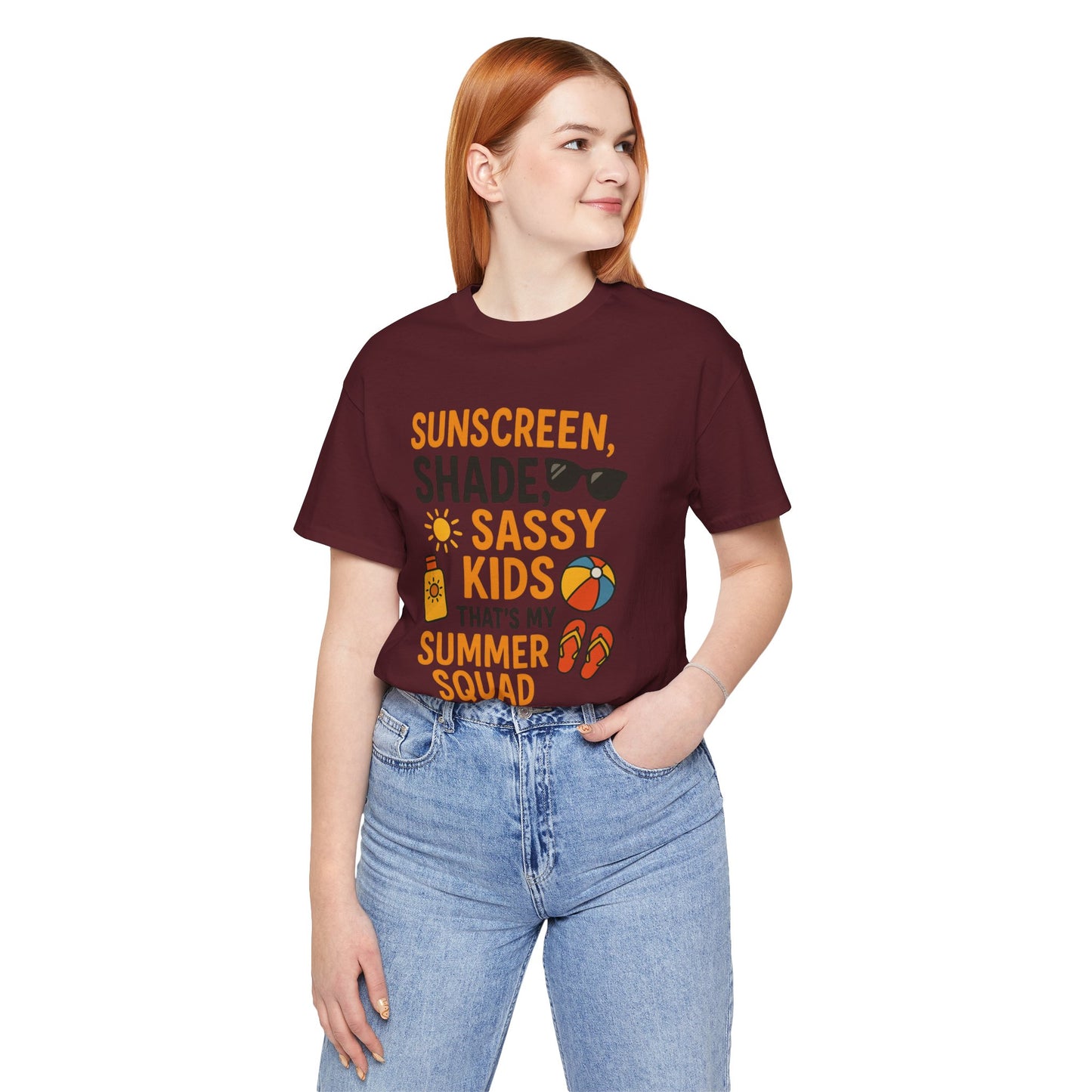 Sassy Summer Squad Tee - Fun Unisex T-Shirt for Family Outings, Beach Days, Summer Parties, Mom Gift, Kids Activity