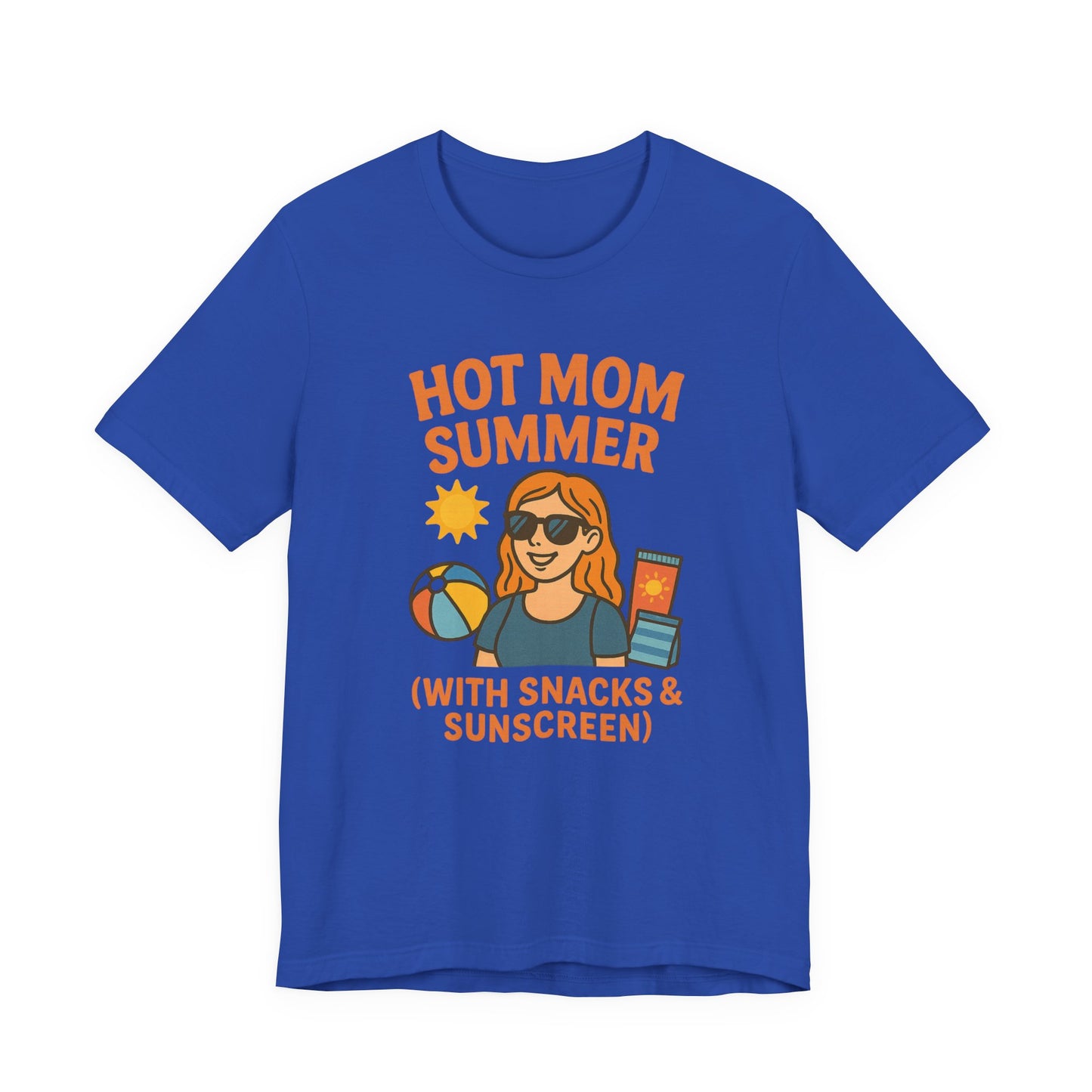 Hot Mom Summer Tee, Perfect for Summer Vacations, Mothers Day Gift, Family Outings, Beach Parties, Fun Summer Style