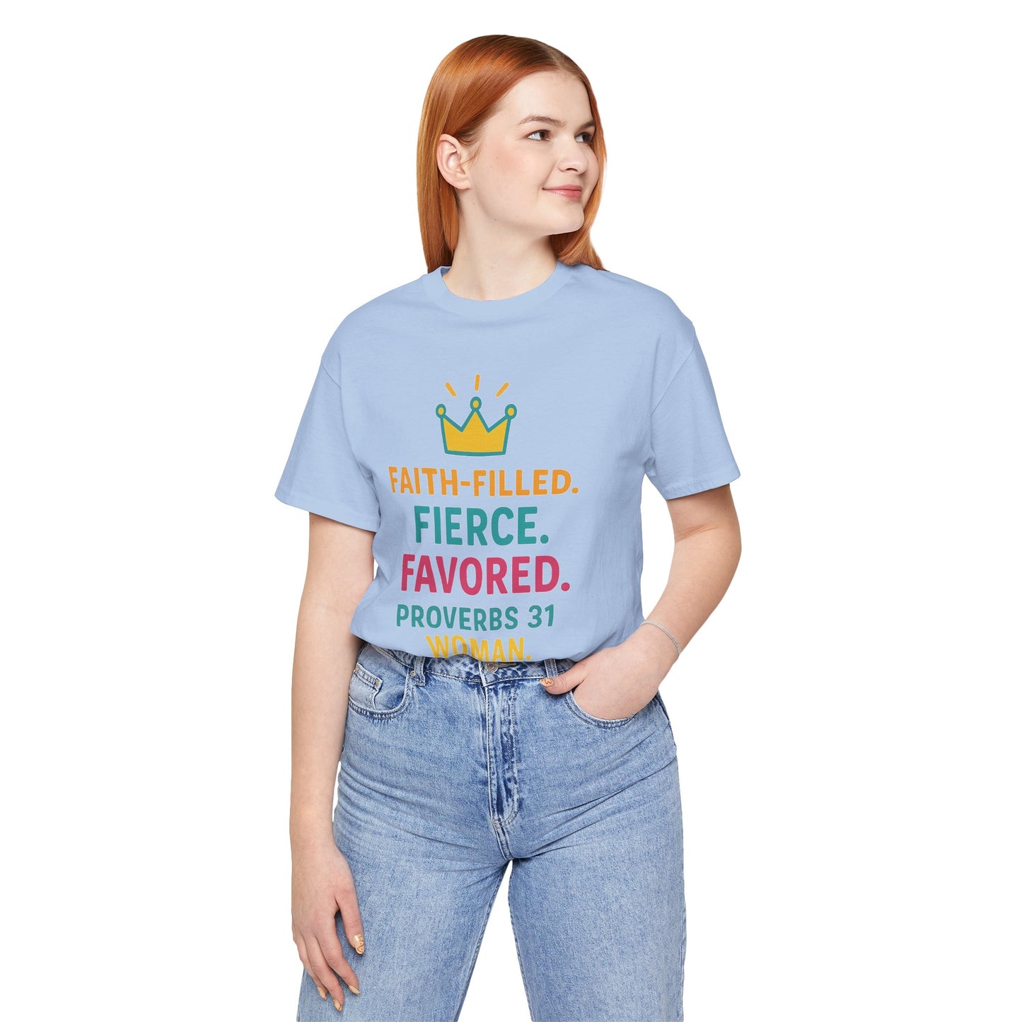 Faith-Filled Proverbs 31 Unisex Tee, Inspirational T-Shirt, Christian Apparel, Faith-Based Gifts, Motivational Top