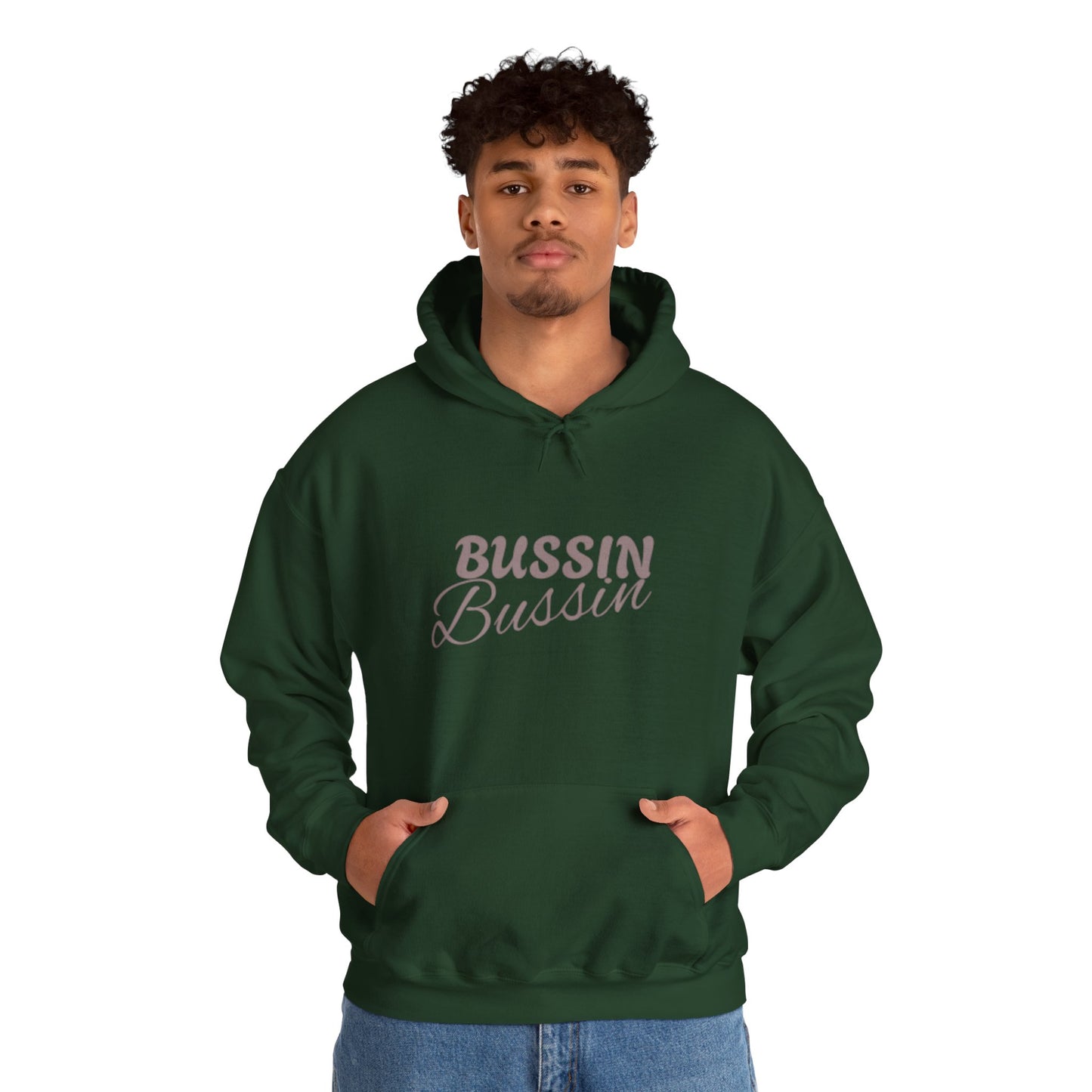 Bussin Unisex Heavy Blend Hoodie - Cozy, Trendy & Comfortable Sweatshirt
