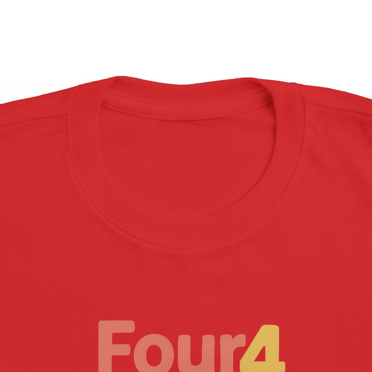Fearless Toddler Tee - Four & Fearless Kids Shirt, Cute Kids Outfit, Birthday Gift, Toddler Clothes, Playful Party Wear