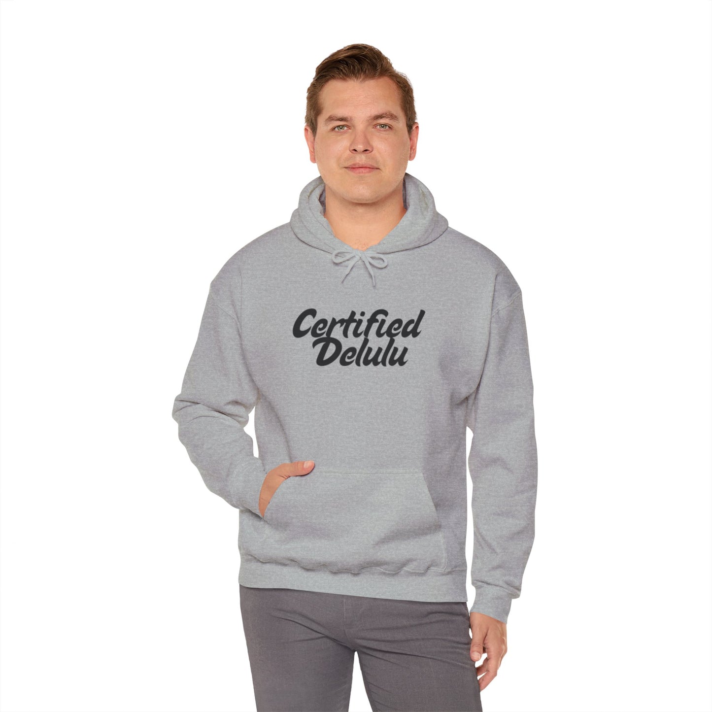 Certified Delulu Unisex Hoodie - Cozy Sweatshirt for Everyday Comfort
