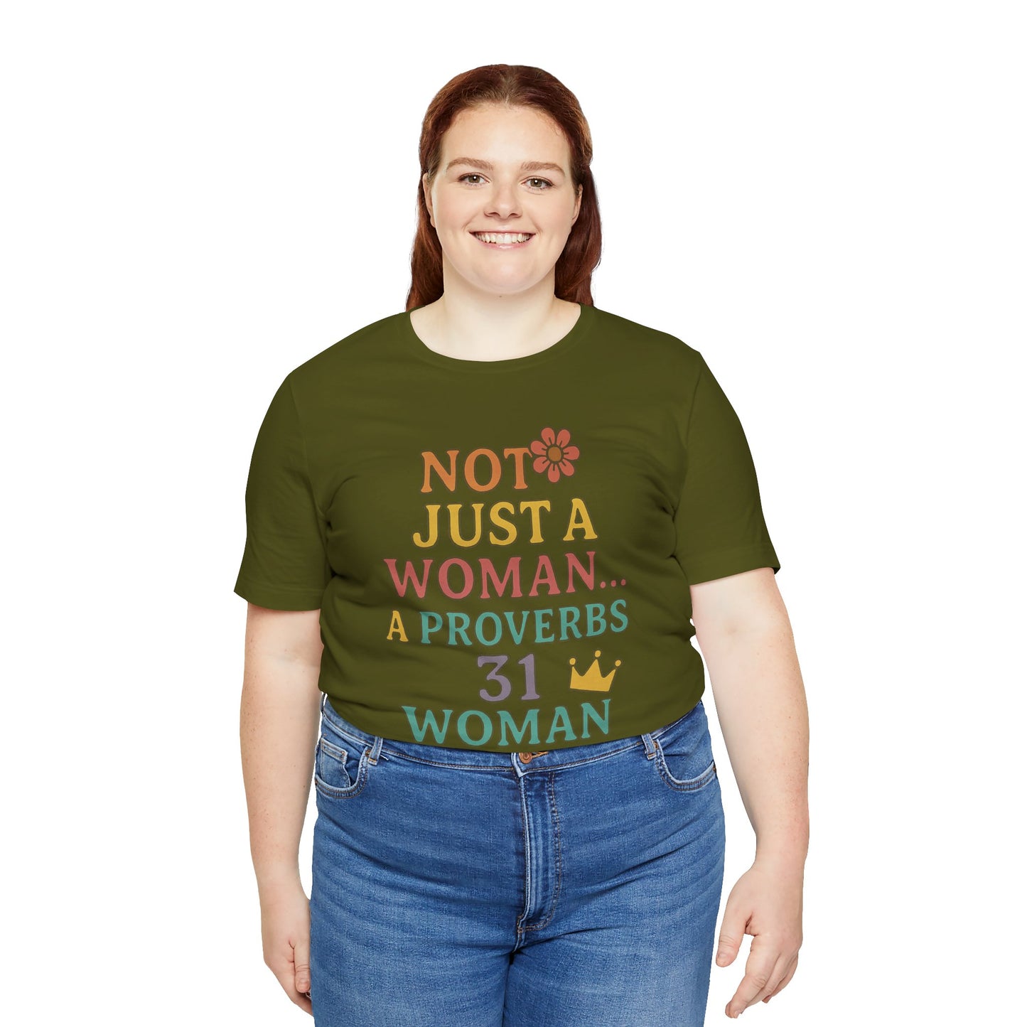 Proverbs 31 Woman Tee, Empowerment Shirt, Faith-Based Gift, Christian Apparel, Inspirational Clothing, Modest Fashion