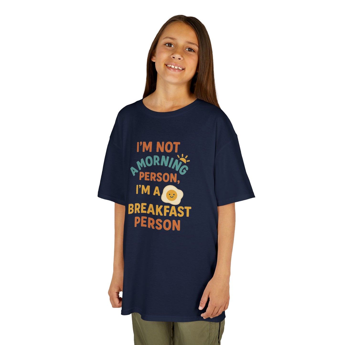 Funny Breakfast Kids Tee for Little Food Lovers, Kid's Cotton Shirt, Morning Humor Tee, Gift for Foodie Kids, Cute Toddler Outfit