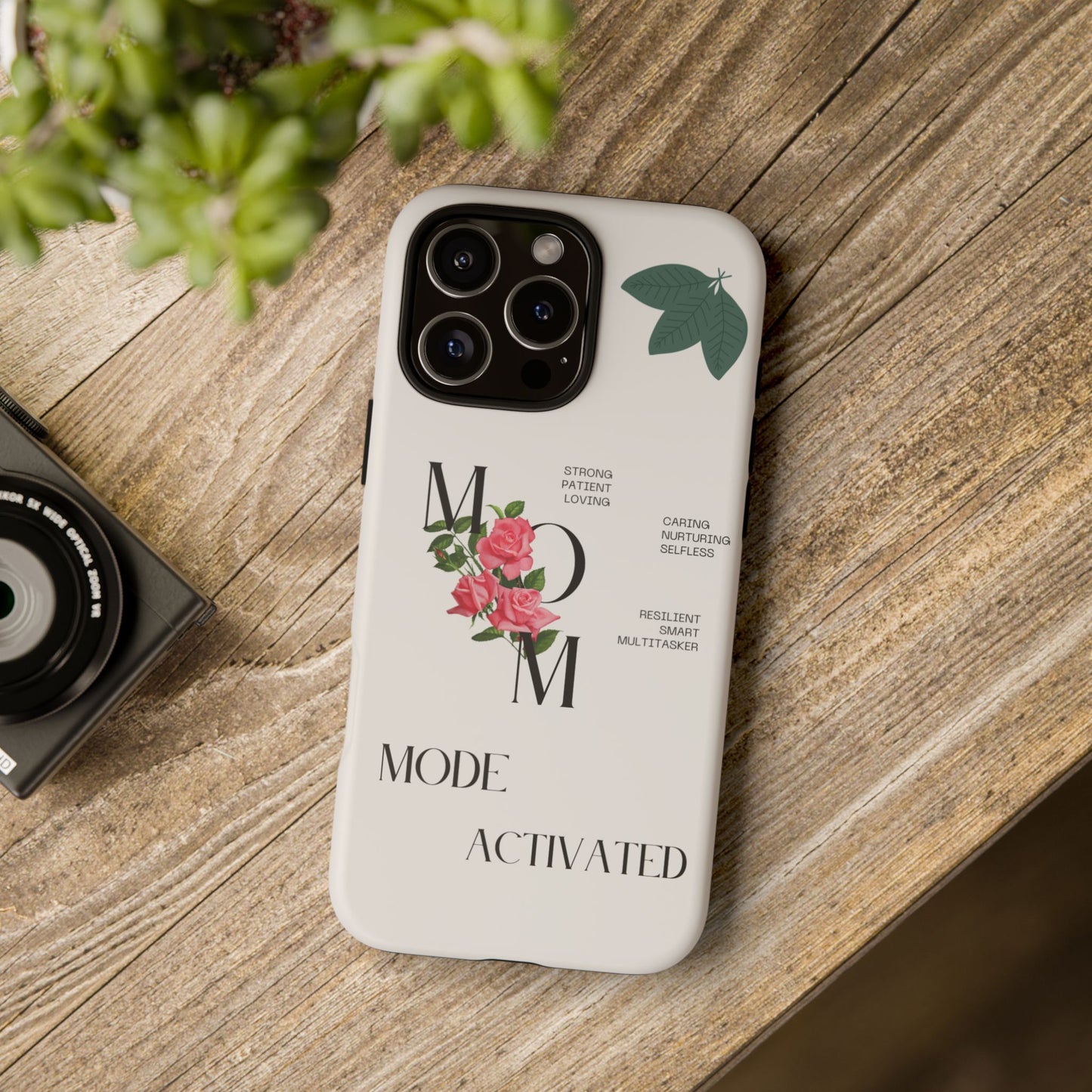 Personalized Phone Case for Moms | Mode Activated | Gift for Mother's Day, Birthday, Resilient, Loving, Durable