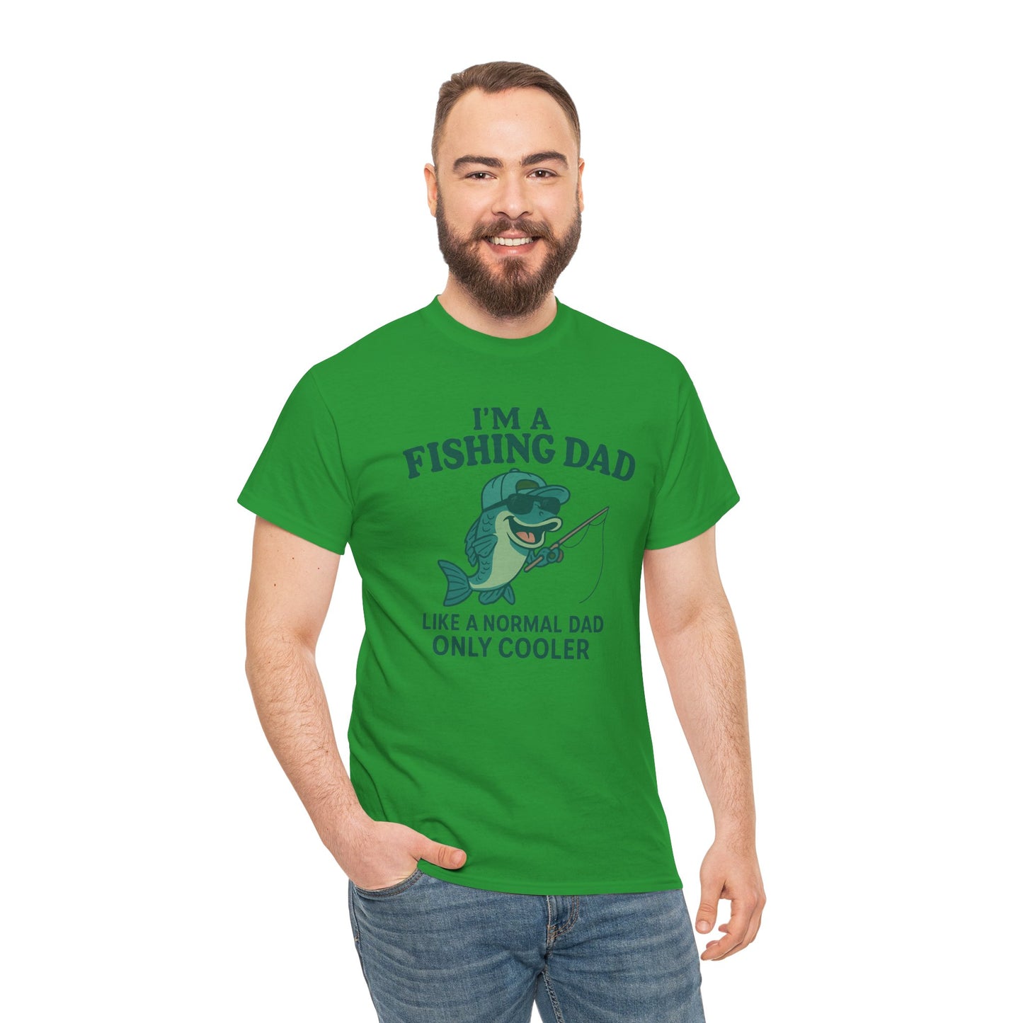 Fishing Dad Humor Tee - Perfect Gift for Father's Day, Fishing Enthusiasts, Casual Wear, Family Gatherings, Summer Fun