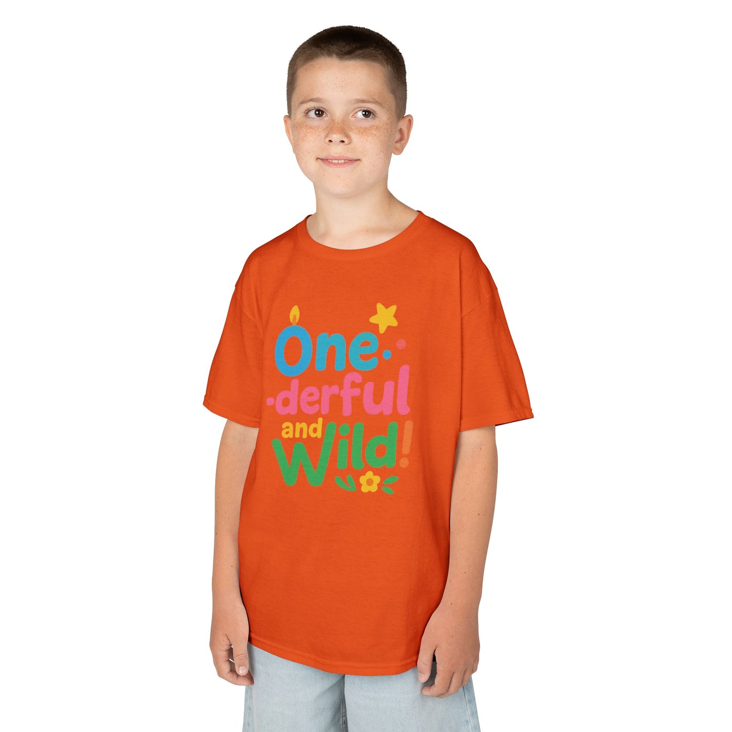 One-derful and Wild Kids Tee, Fun Birthday Gift, Toddler T-Shirt, Playful Cotton Shirt, Colorful Kids Apparel