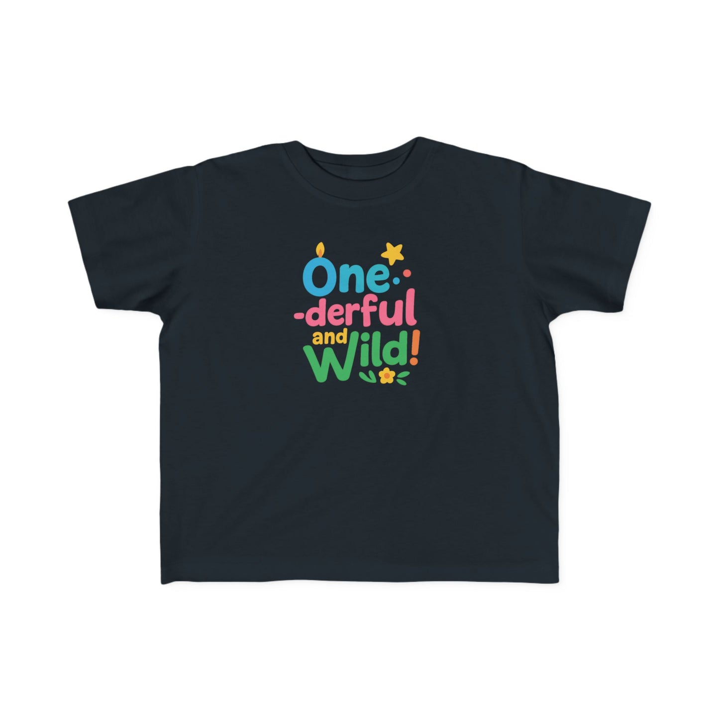 One-derful Wild Toddler Tee | Cute Kids T-Shirt for Birthday, Playdates, Gifts, Everyday Wear, Colorful Fun